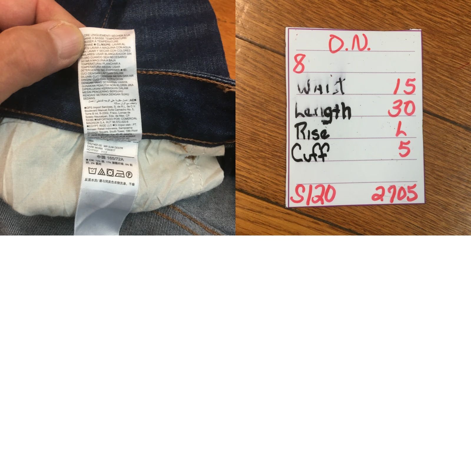 Old Navy Old Navy Womens Rockstar Mid Rise Flat Front Denim Blue Skinny Jeans Size 8 Size 30" / US 8 / IT 44 - 8 Thumbnail