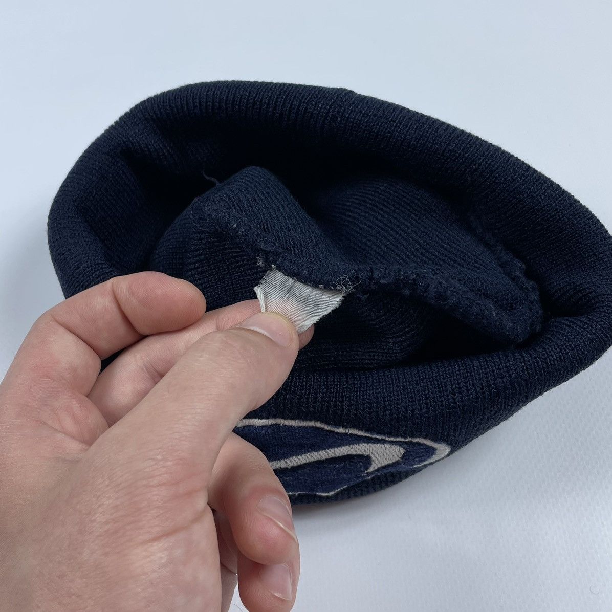 Nike Vintage Nike big logo beanie Hat Size ONE SIZE - 5 Thumbnail
