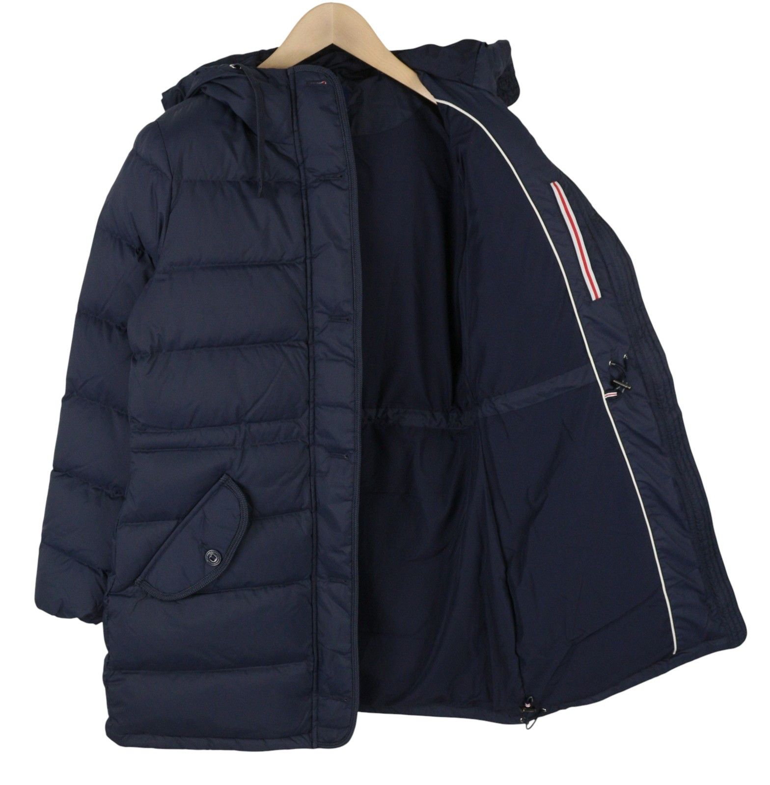 Gant LONG DOWN M Evening Blue Quilted Jacket 87272 Size M / US 6-8 / IT 42-44 - 4 Thumbnail
