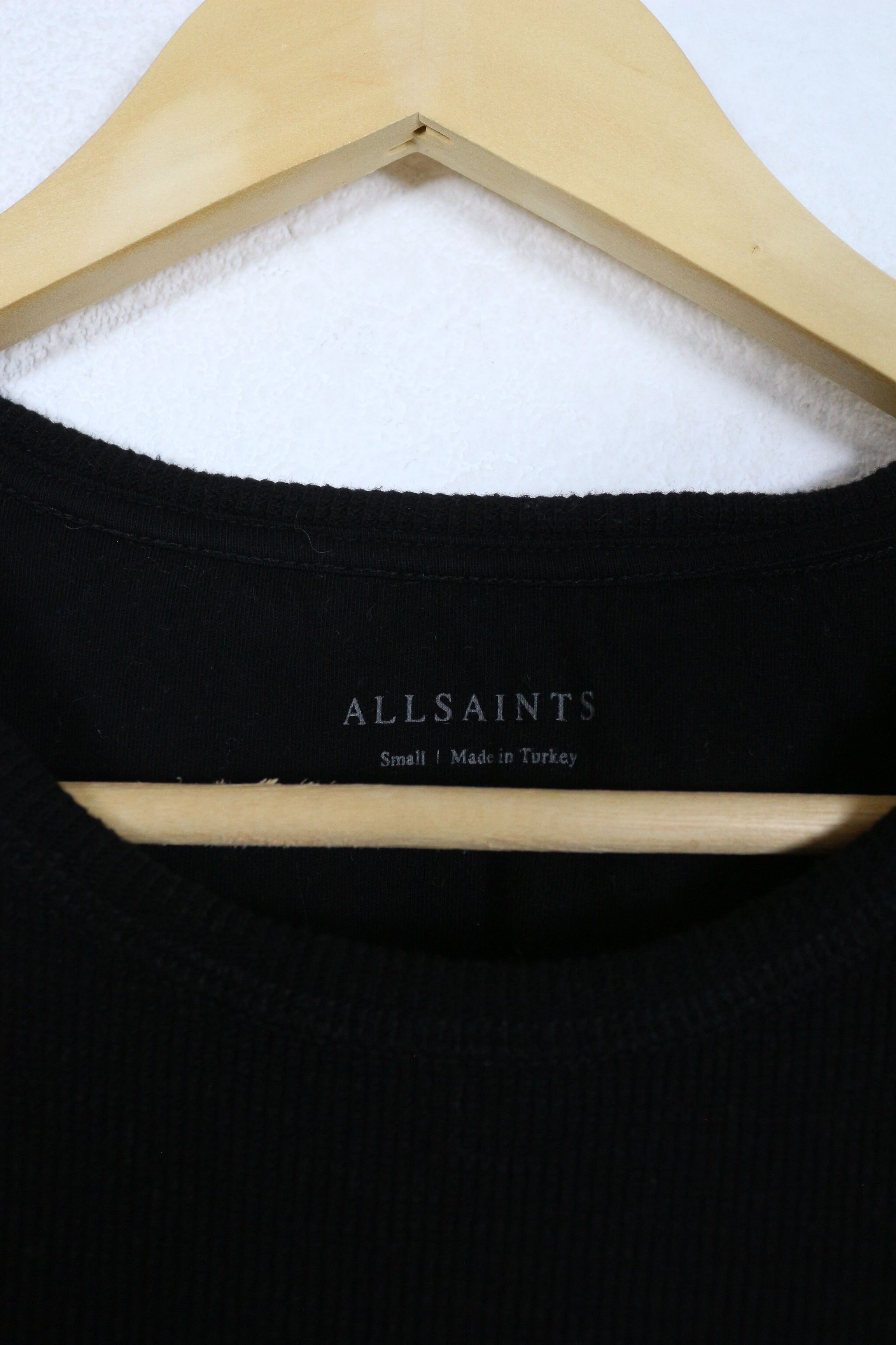 Allsaints ALL SAINTS Logo Muse Waffle Tee T-shirt Size US S / EU 44-46 / 1 - 3 Thumbnail