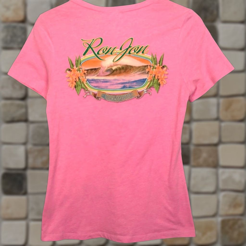 Ron Jon Surf Shop Ron Jon Surf Shop Orlando Shirt Women M Pink Rainbow Beach Surfing Florida Y2K Size M / US 6-8 / IT 42-44 - 1 Thumbnail