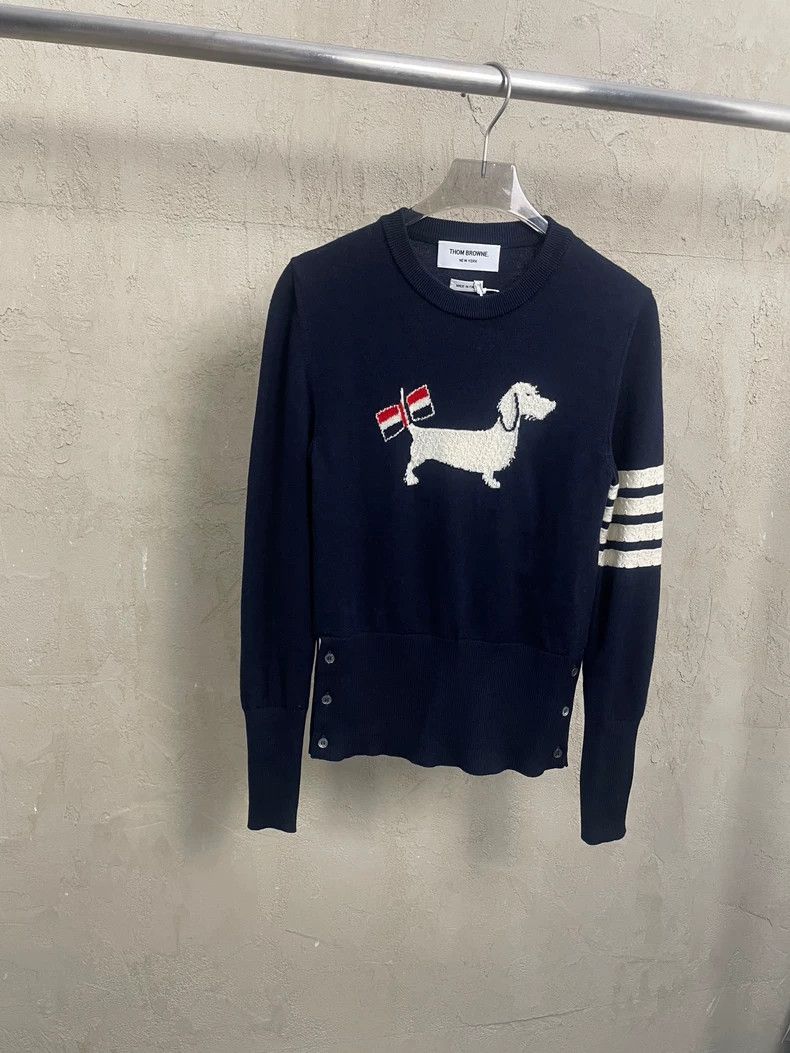 Thom Browne Thom Browne Striped wool round neck sweater Size XS / US 0-2 / IT 36-38 - 1 Thumbnail