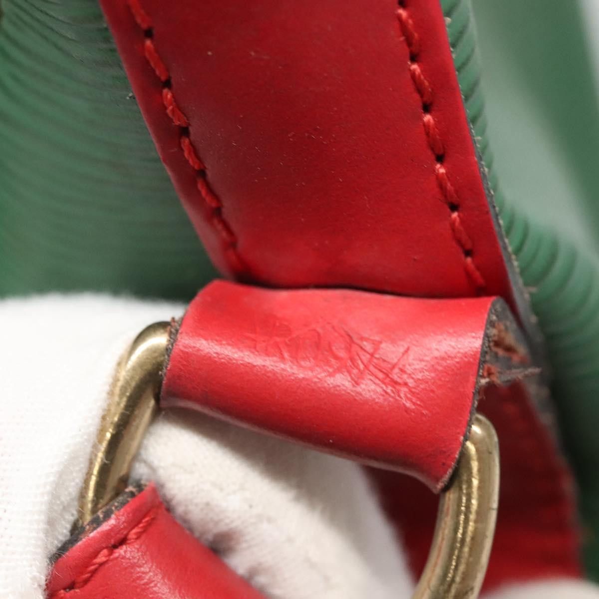 Louis Vuitton LOUIS VUITTON Epi Petit Noe Shoulder Bag Bicolor Green Red Size ONE SIZE - 12 Thumbnail