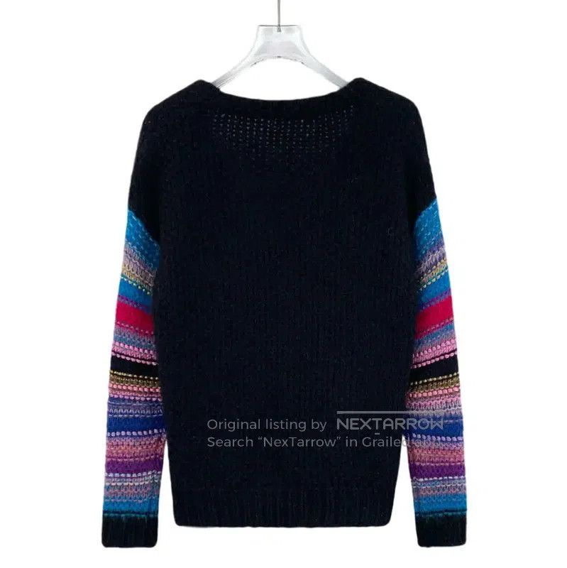 Yves Saint Laurent YSL Multi-Color Mohair Knit Sweater . Size XS / US 0-2 / IT 36-38 - 2 Thumbnail