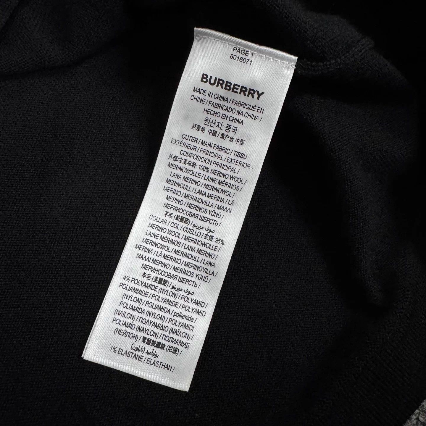 Burberry Burberry Wool Polo Neck Long Sleeve Knit Sweater M 99 New Size US M / EU 48-50 / 2 - 7 Thumbnail