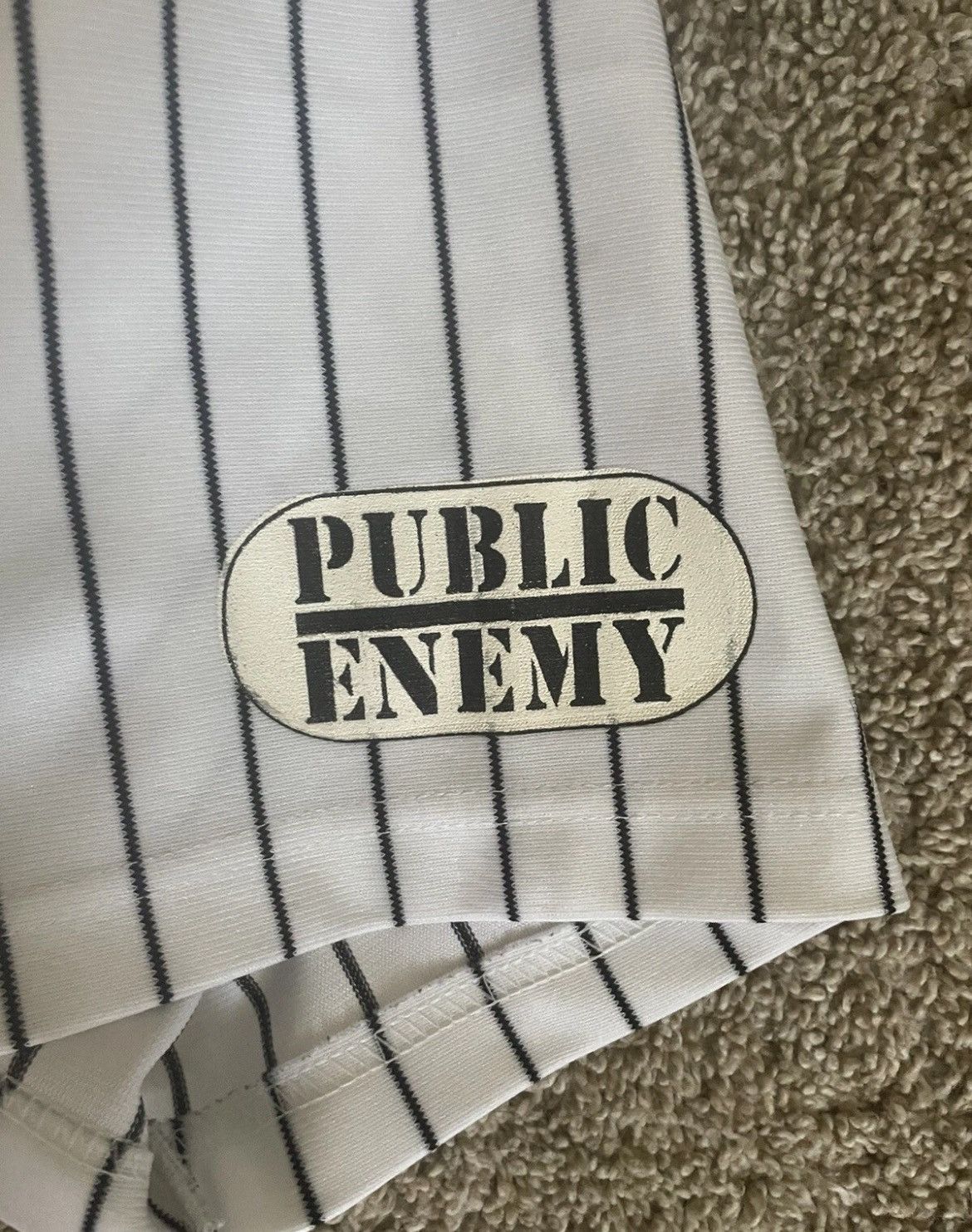 Rap Tees RARE 90’s public enemy rapp style baseball jersey asiatic Size US L / EU 52-54 / 3 - 4 Thumbnail