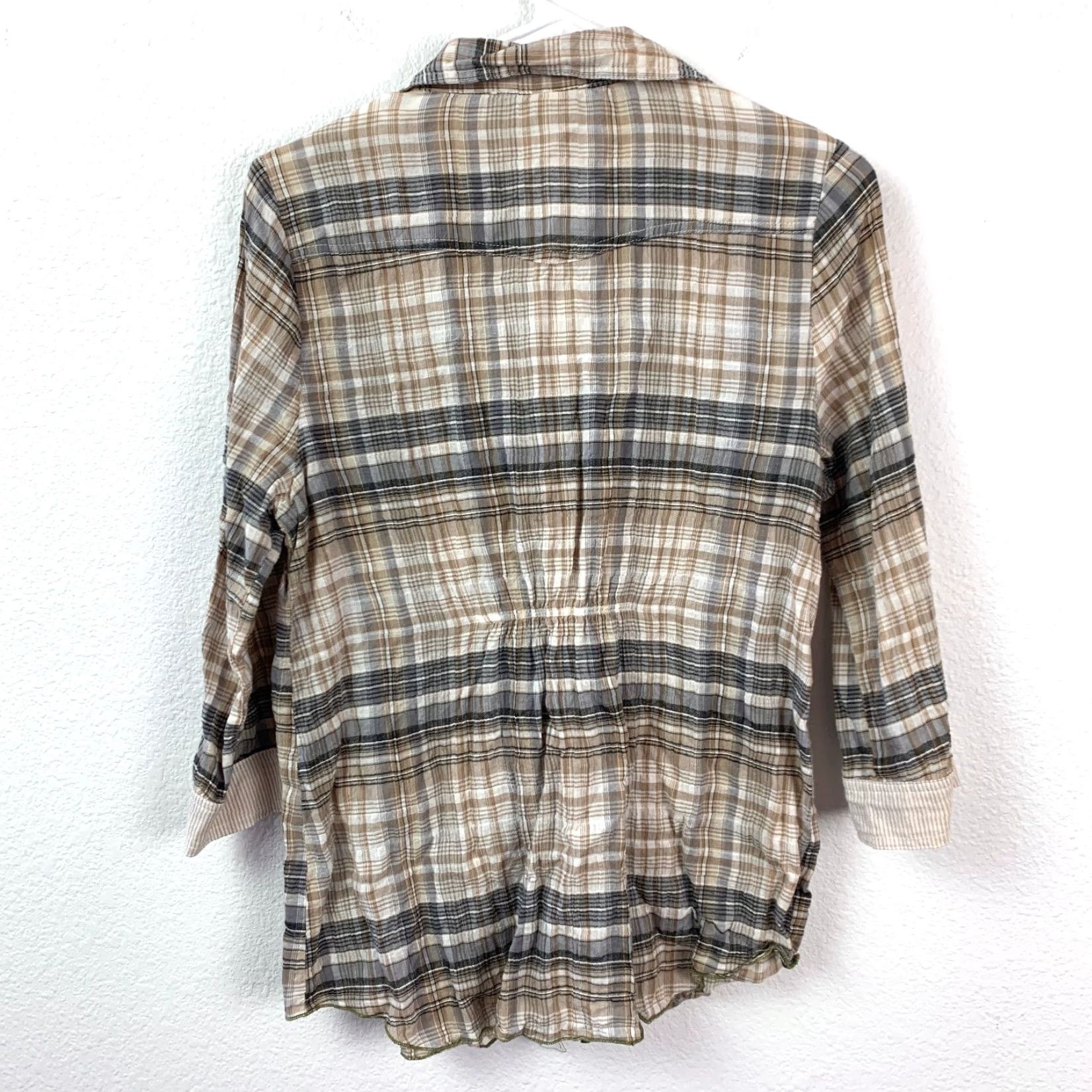 Vintage Y2K Daytrip Plaid Studded Button-Front Shirt Women's L Twilightcore Daytrip Shirt Size L / US 10 / IT 46 - 7 Thumbnail