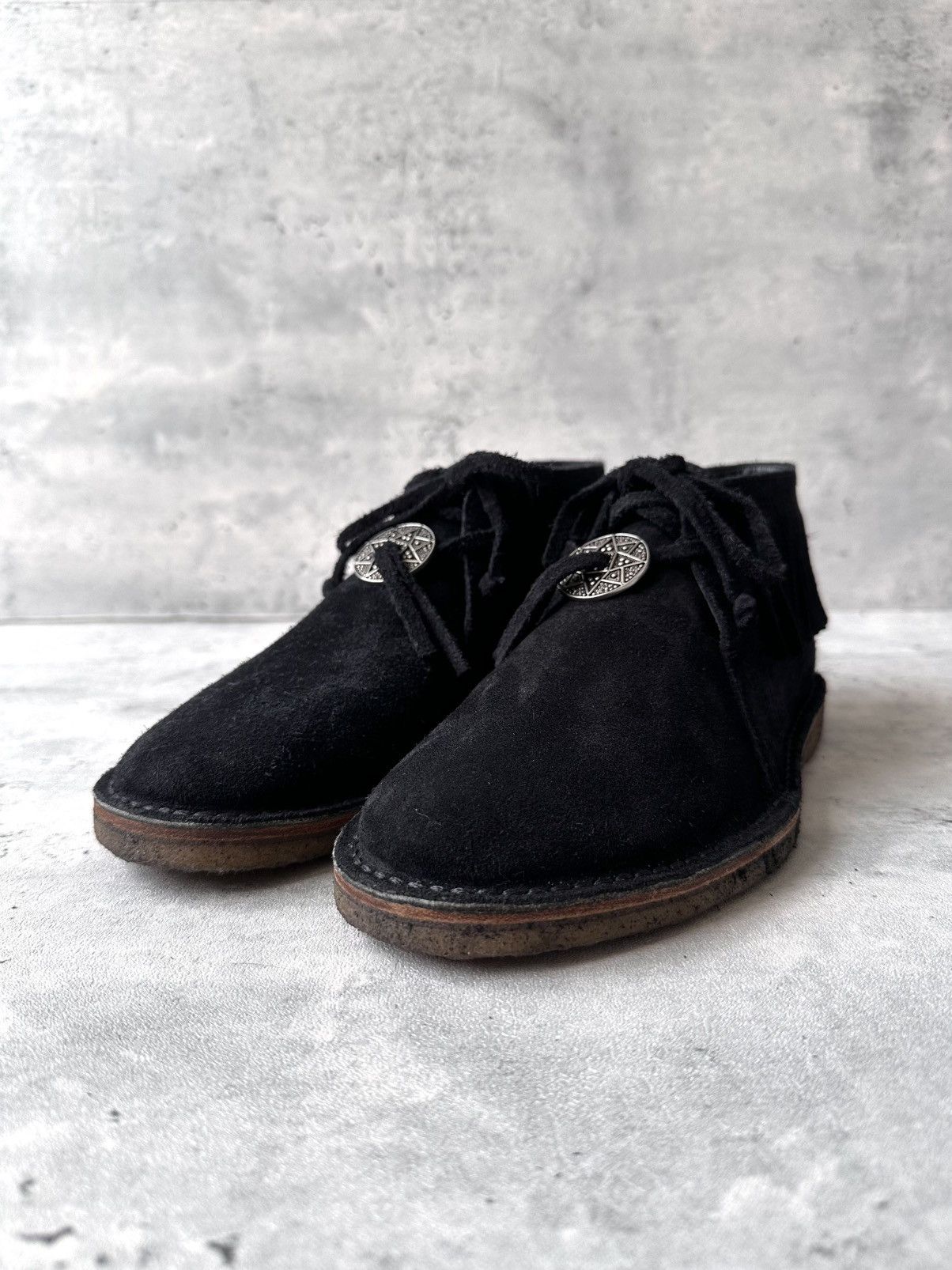 Saint Laurent Paris HEDI SLIMANE | NINO FRINGED BOOTS Size US 9 / EU 42 - 14 Thumbnail