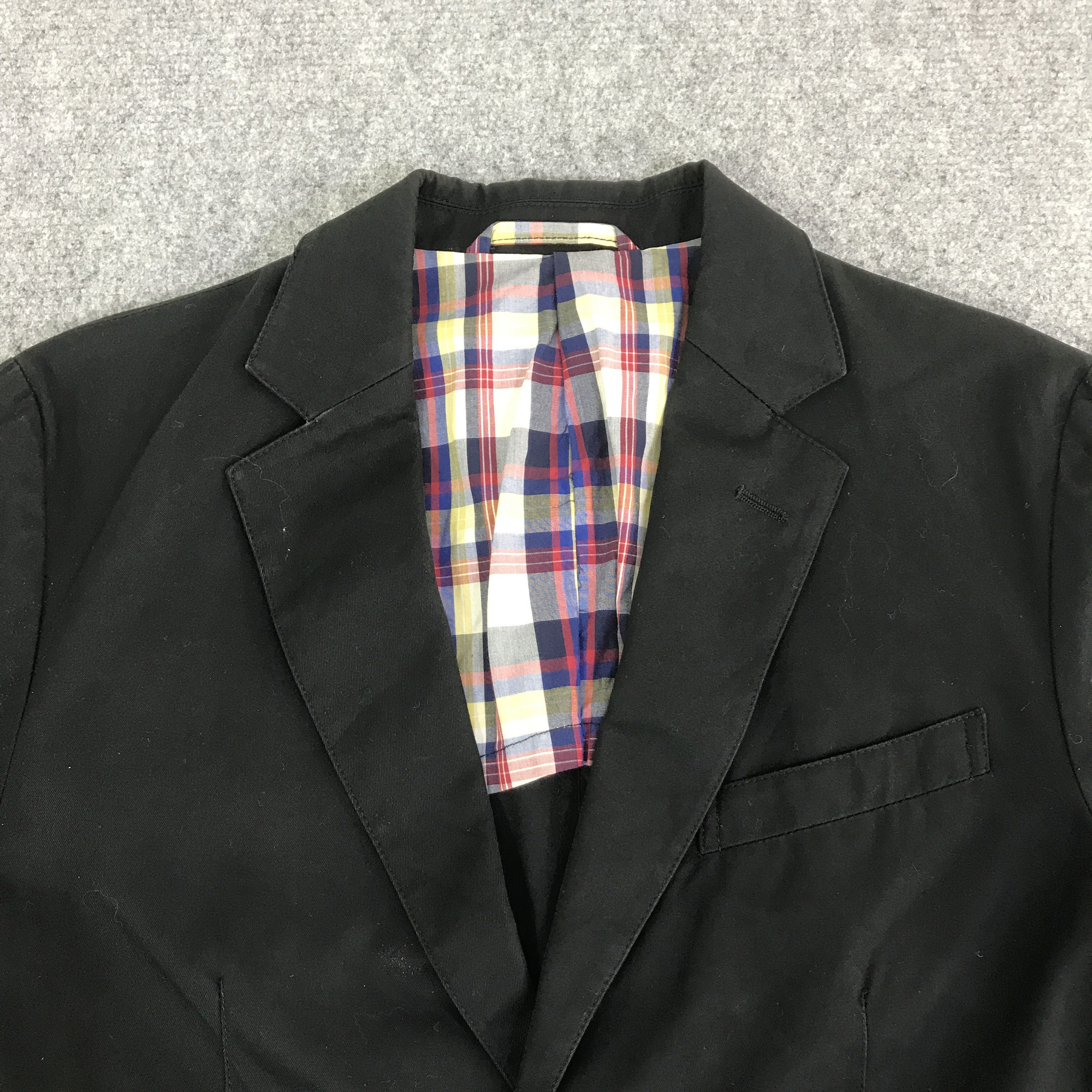 Katharine Hamnett London HAMNETT BLACK BLAZER JACKET K125B2 Size US S / EU 44-46 / 1 - 8 Thumbnail