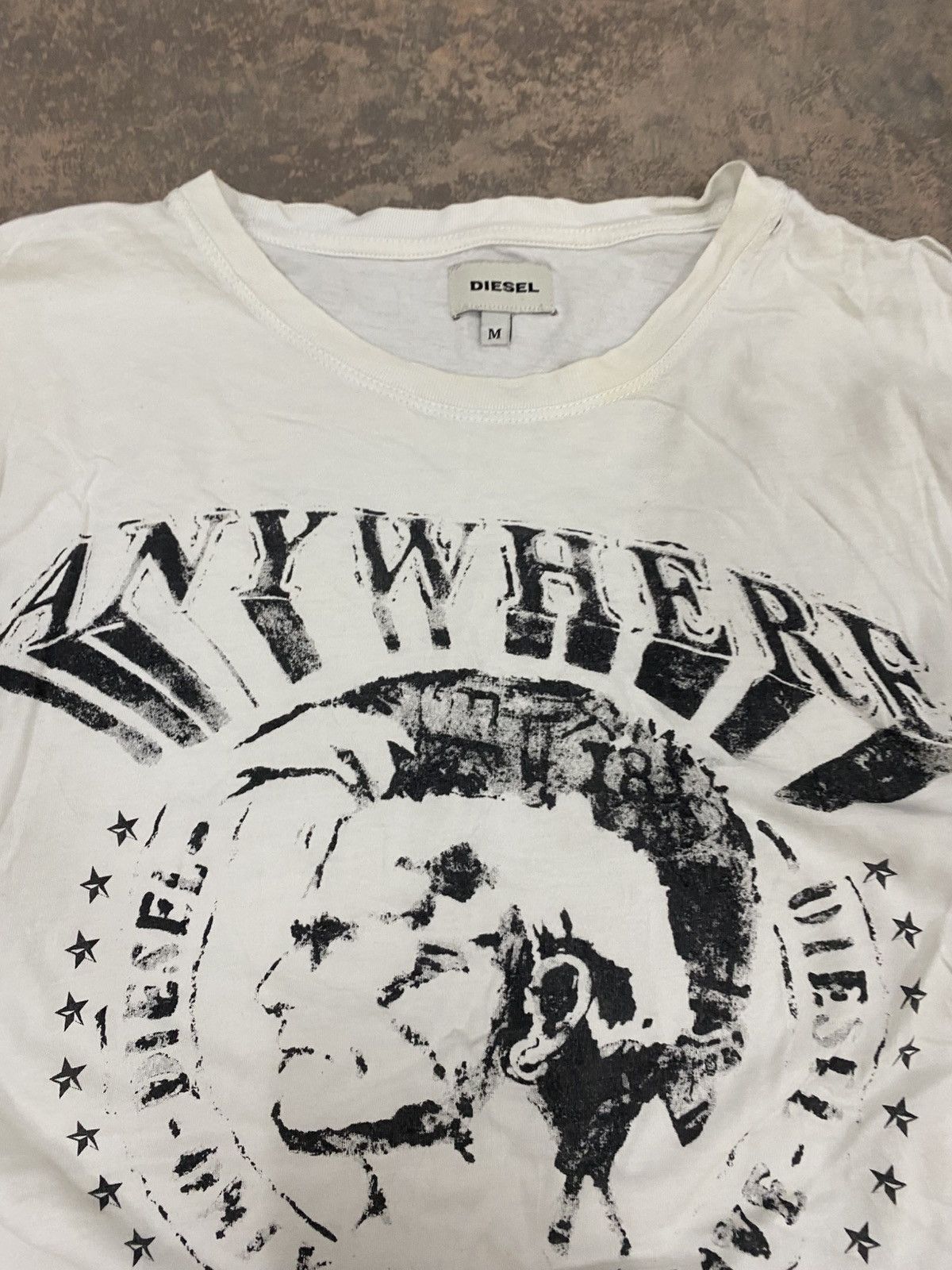Hysteric Glamour Sick☠️ Diesel Punk Head Mohawk Tee Tshirt Lgb Grunge Size US M / EU 48-50 / 2 - 13 Thumbnail