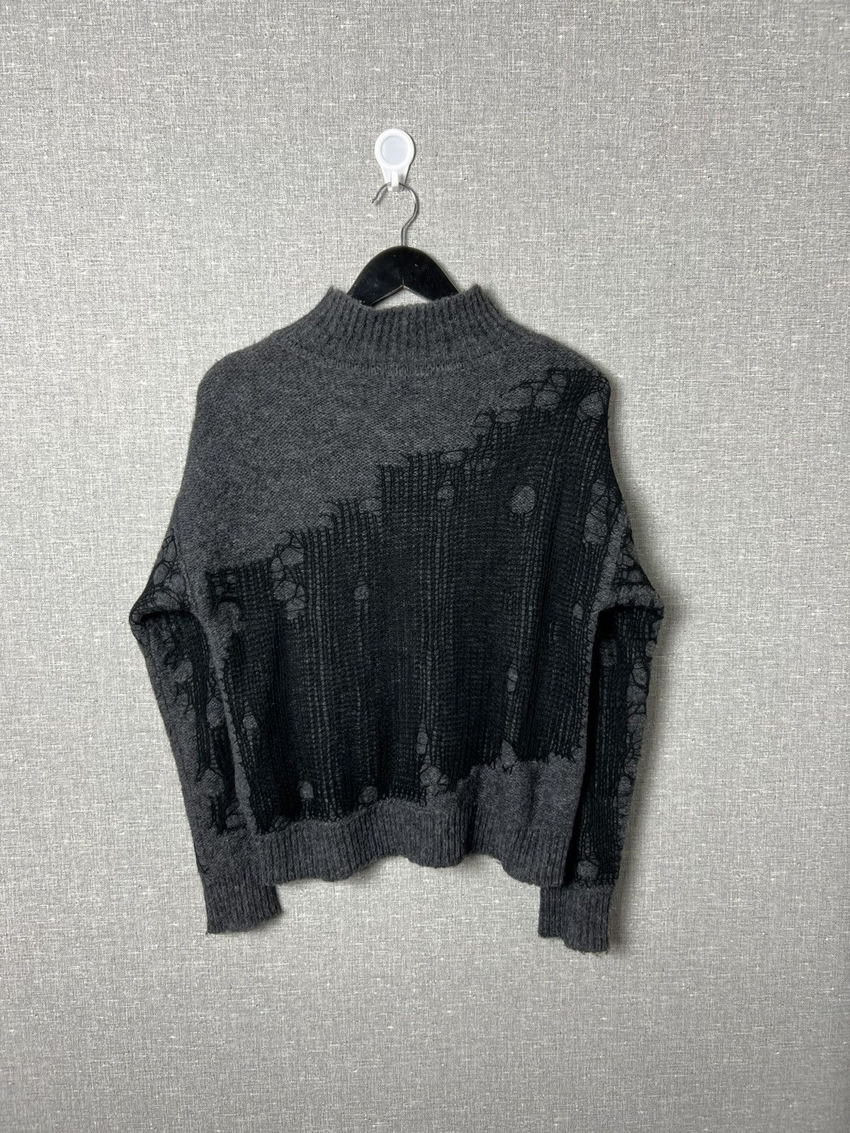 Diesel Rare Diesel Spiderweb Destroyed M-Plagae Pullover Sweater Size S / US 4 / IT 40 - 12 Thumbnail