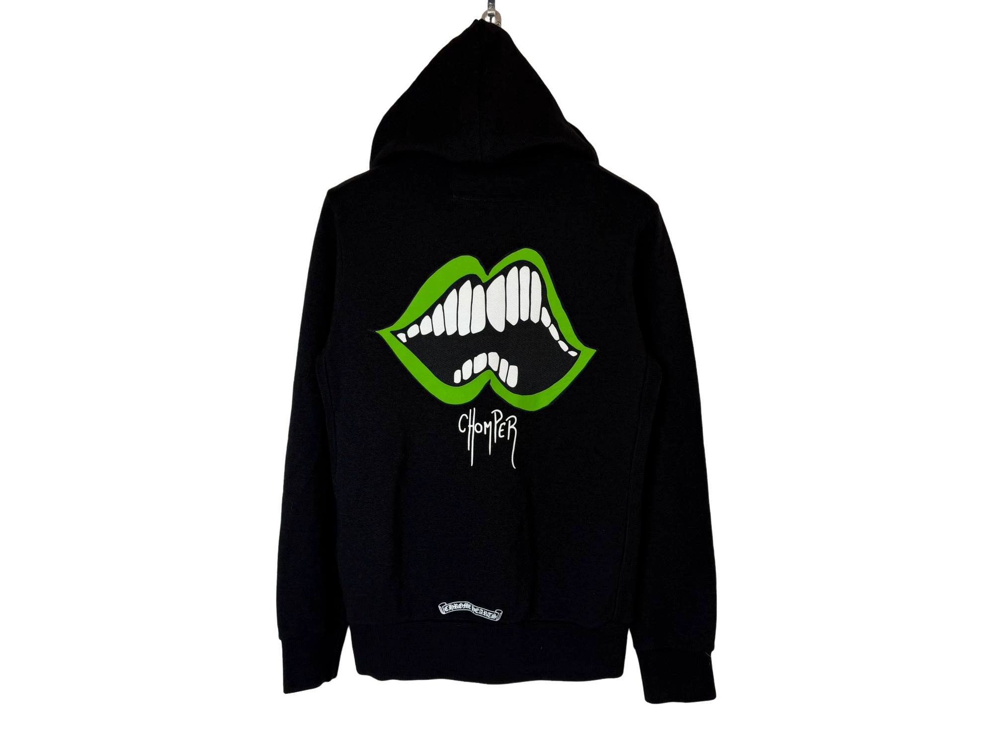 Chrome Hearts Chrome Hearts x Matty Boy Chomper Green Mouth Zip Hoodie Size US M / EU 48-50 / 2 - 2 Thumbnail