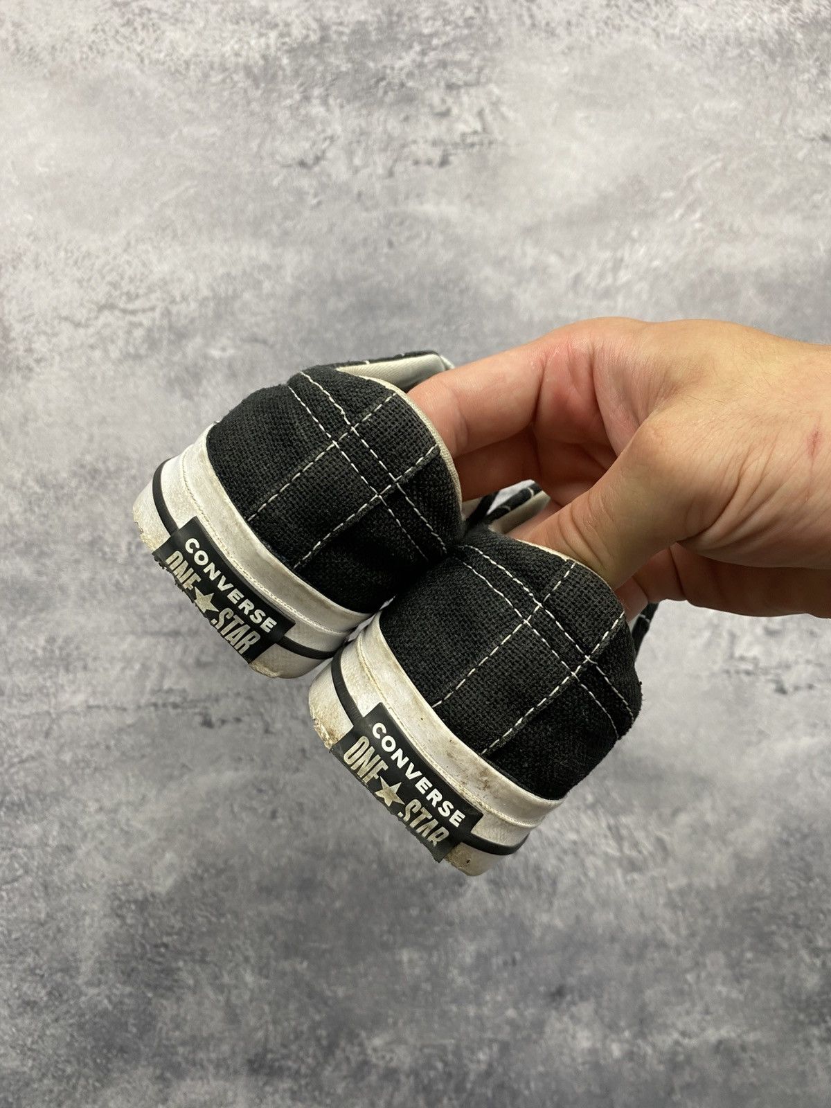 Converse × Stussy Stussy Converse Chuck One Star Low Top Black Sneakers Shoes Size US 6 / EU 39 - 20 Thumbnail