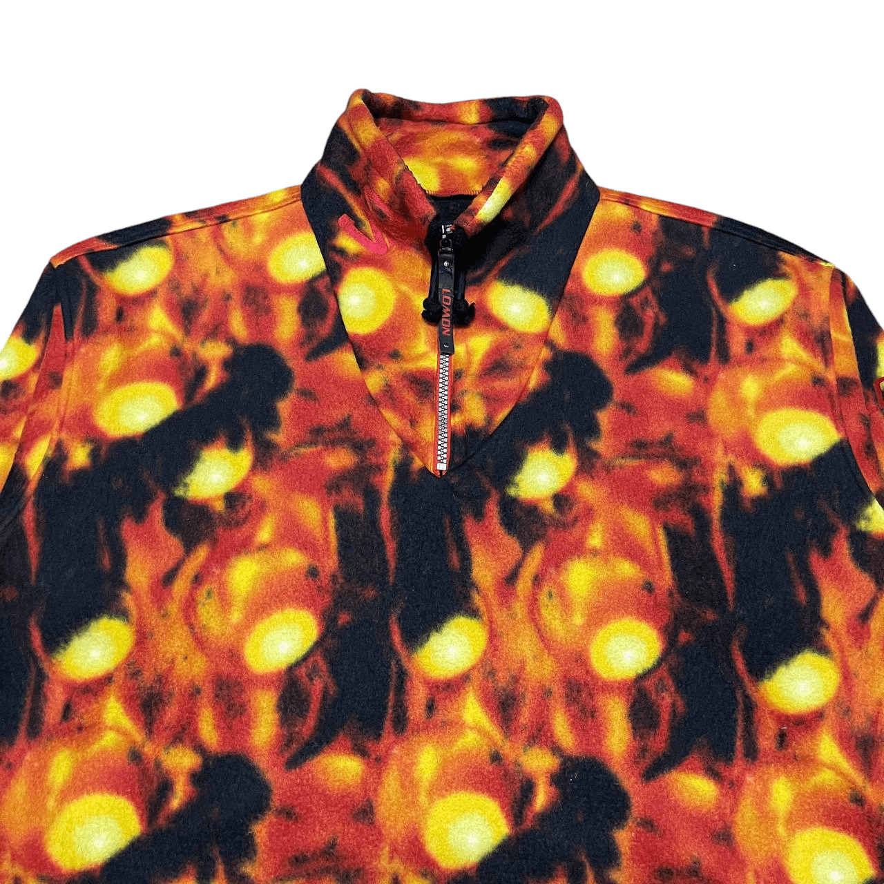 Salomon Vtg Salomon Half Zip Drawstring Jacket Overprinting Unisex Size US L / EU 52-54 / 3 - 2 Thumbnail
