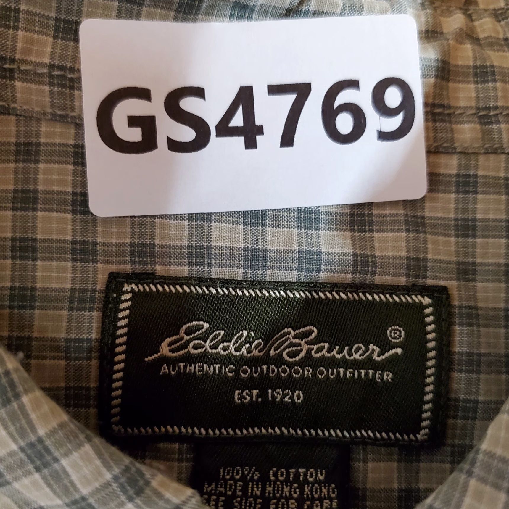 Eddie Bauer VINTAGE Eddie Bauer Shirt Mens 2XL Green Plaid Pearl Snap Long Sleeve Western Shirt Mens XXL Green Plaid Pearl Snap Long Sleeve Western Size US XXL / EU 58 / 5 - 8 Thumbnail
