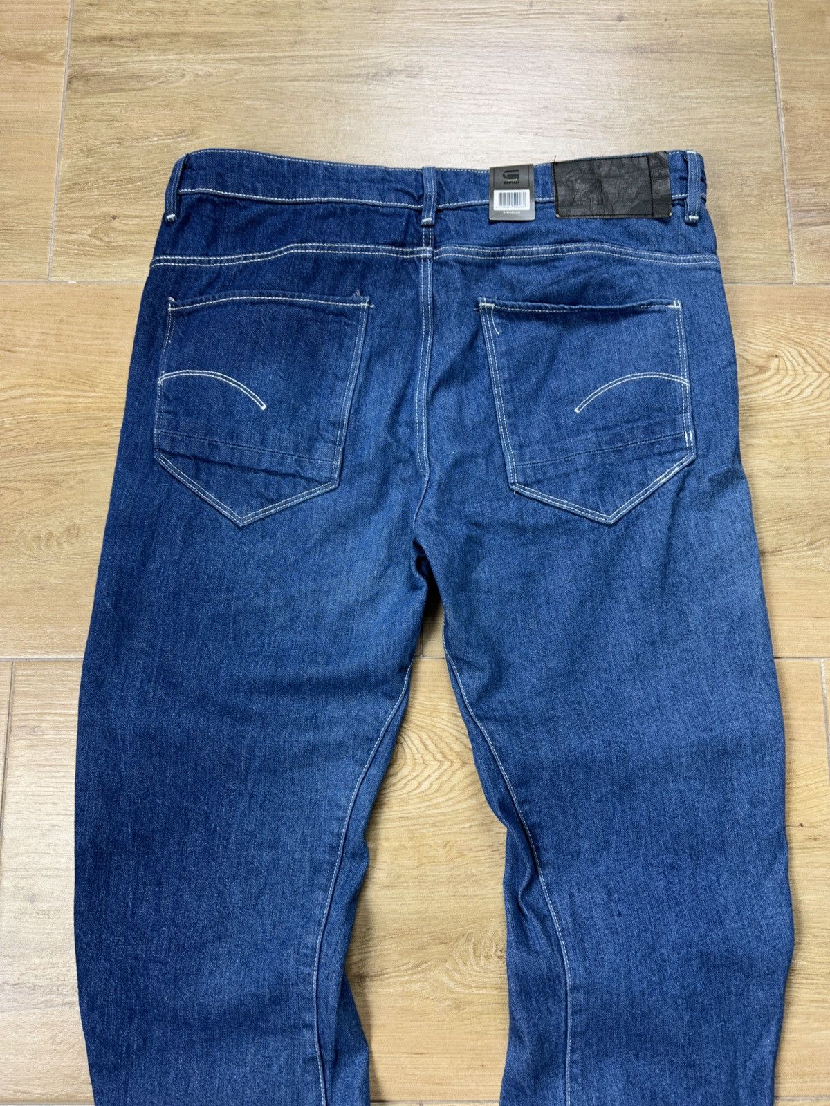 G-Star NEW🏷️ G-Star Raw Arc Navy 3D Boyfriend WMN Denim Jeans Size US 27 - 8 Thumbnail