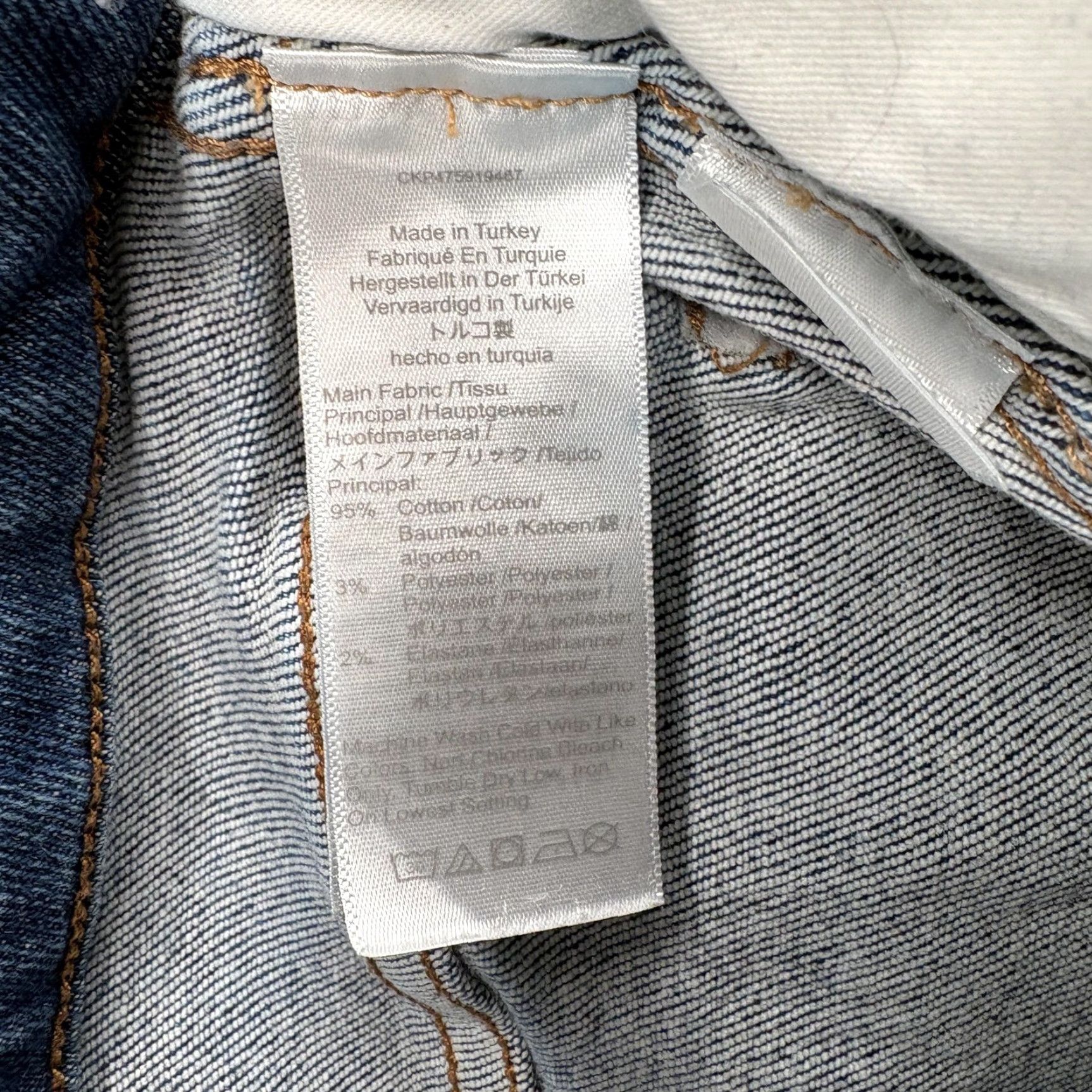 Madewell Madewell Jeans Womens 25 Stovepipe Straight High Rise Blue Stretch Denim Preppy Size 42" / US 20 - 6 Thumbnail