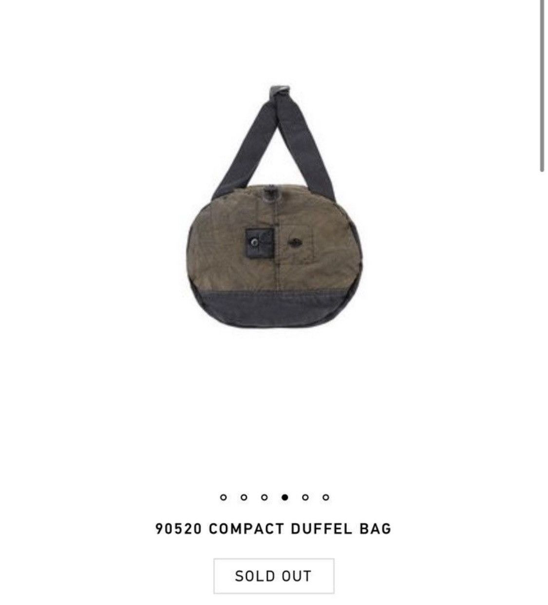 Stone Island × Stone Island Shadow Project Stone Island Shadow Project Compact Duffle Bag Olive Green Size ONE SIZE - 12 Thumbnail