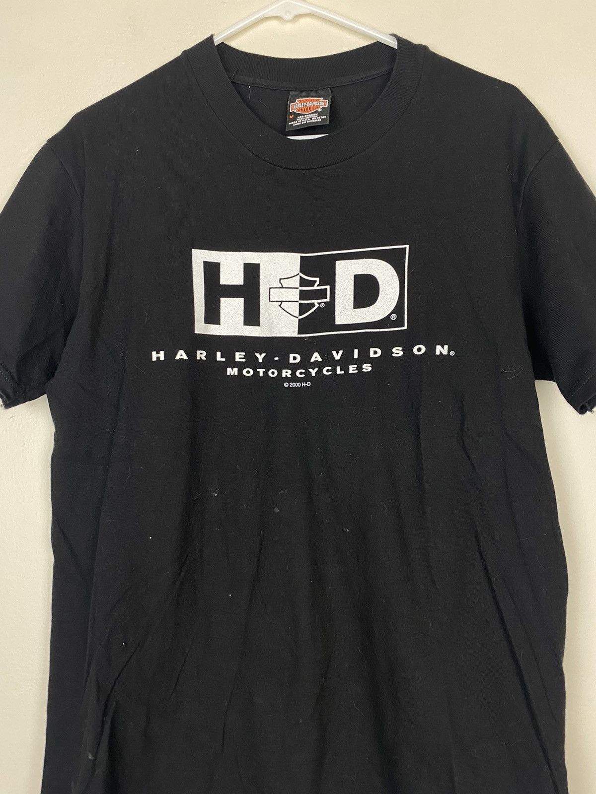 Harley Davidson Vintage Harley Davidson 2000 Black Tee T Shirt y2k Size US M / EU 48-50 / 2 - 2 Thumbnail