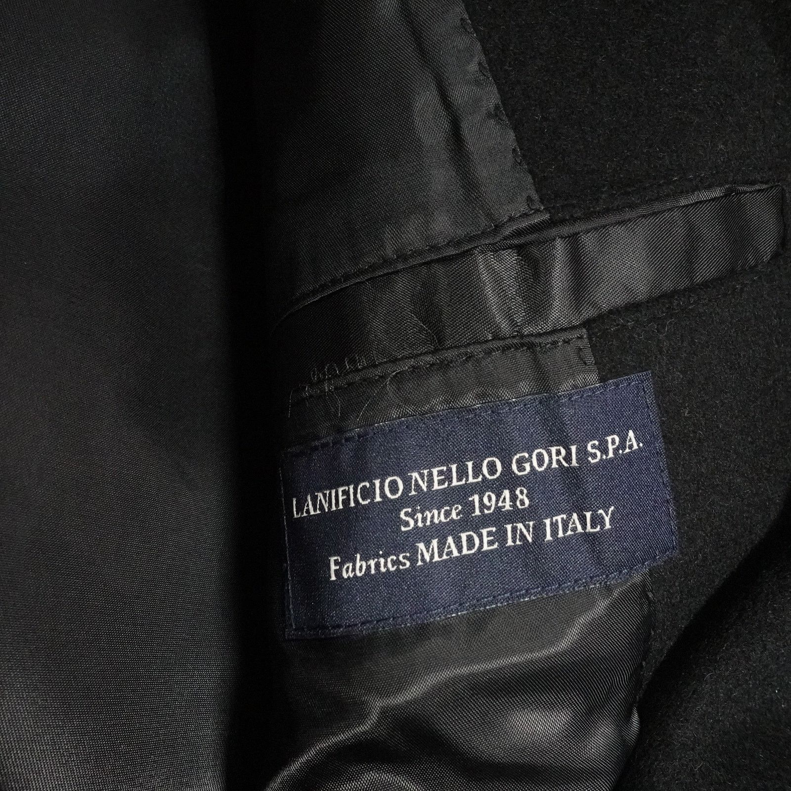 Quince Quince M Black Italian Wool Double-Breasted Slouch Coat Size M / US 6-8 / IT 42-44 - 8 Thumbnail