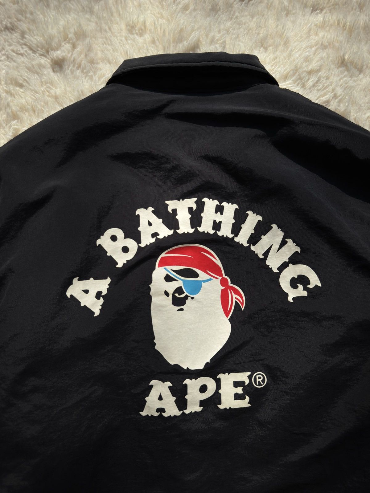 Bape Rare Bathing Ape BAPE Pirate Store Fleece pile Lined Jacket Size US XL / EU 56 / 4 - 10 Thumbnail