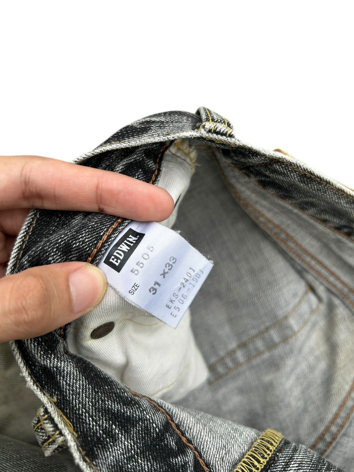 Kapital Thrashed Vintage Edwin 505ZX Selvedge Denim Jeans Size US 31 - 8 Thumbnail
