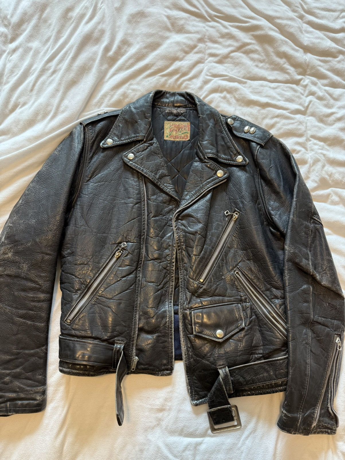 50s grais ライダース　ジャケット 50s Grais vintage leather jacket（1950s Grais RIDERS LEATHER