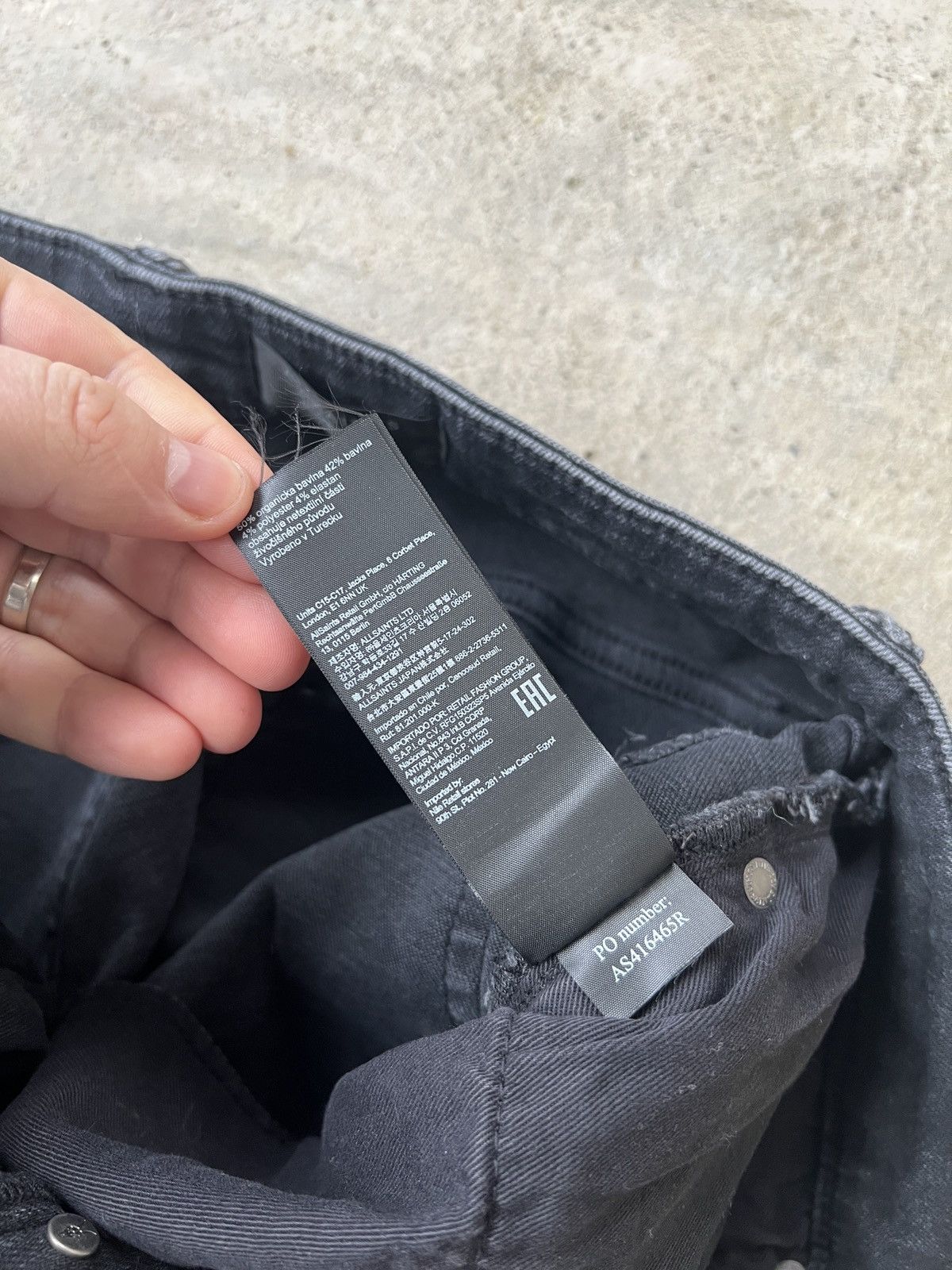 Allsaints Allsaints Jeans Size US 30 / EU 46 - 6 Thumbnail