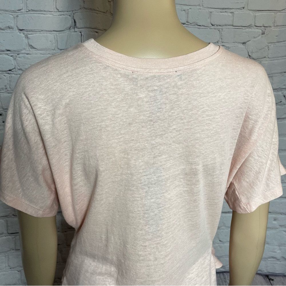 Bcbgmaxazria NWT New $98 BCBGMAXAZRIA Pink Linen Dolman Sleeve Top Size Size XXS / US 00 / IT 34 - 8 Thumbnail