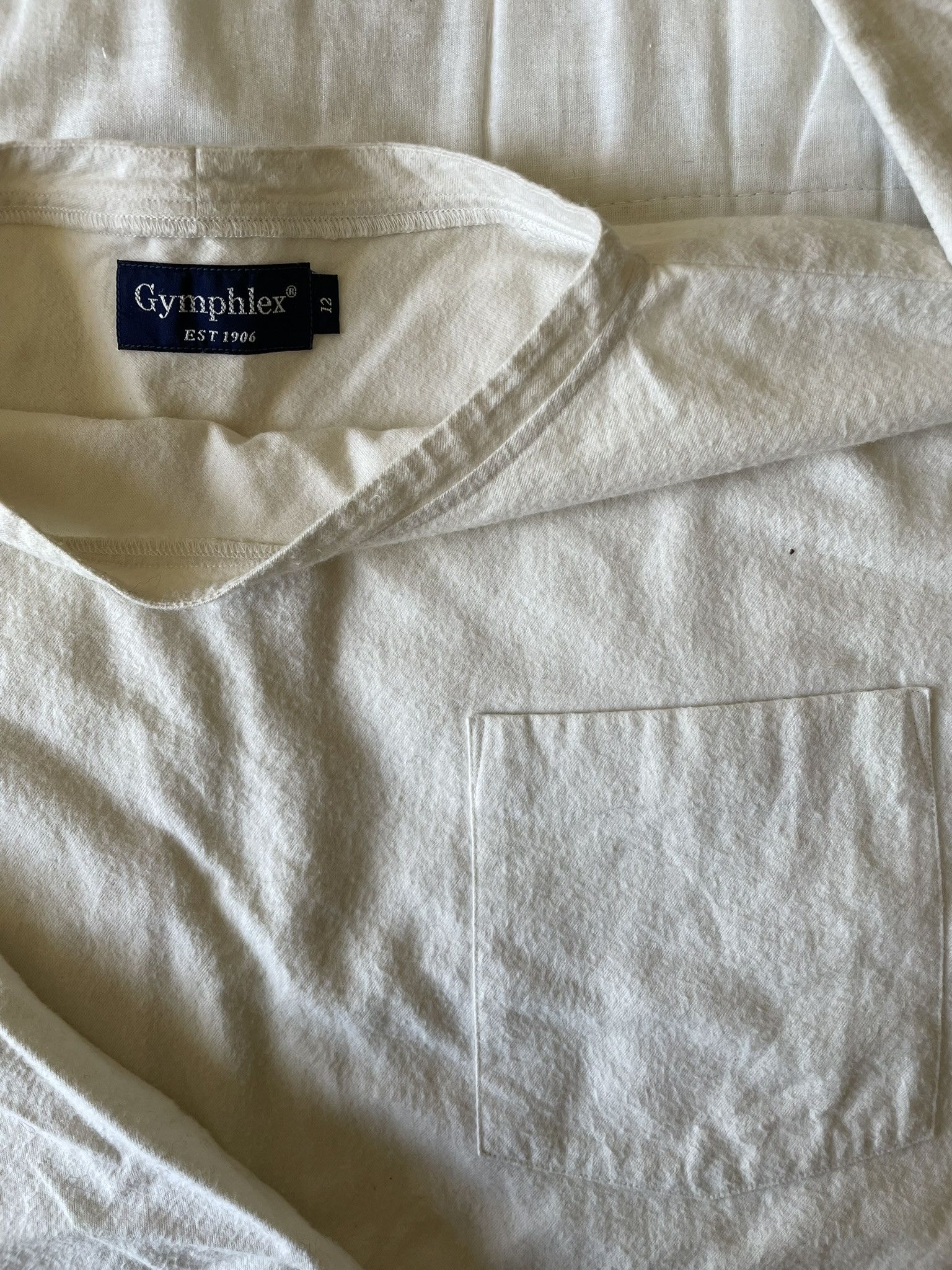 Other Gymphlex 3/4 Sleeve Cotton Shirt Size XL / US 12-14 / IT 48-50 - 3 Thumbnail