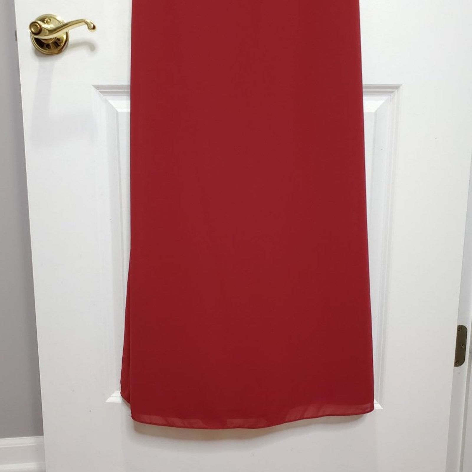 After Six After Six Lace Bodice Matte Chiffon Bridesmaid Formal Dress Size XL / US 12-14 / IT 48-50 - 9 Thumbnail