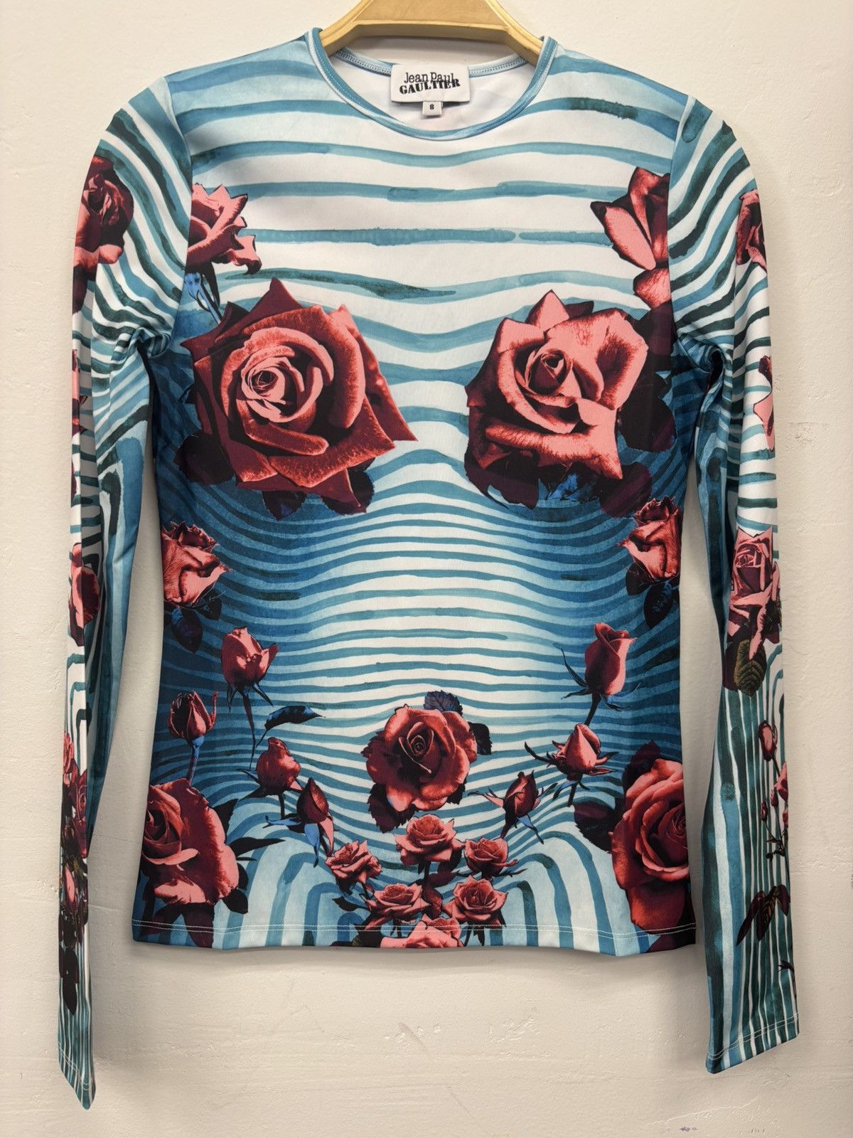 Jean Paul Gaultier Jean Paul Gaultier Flower Body Morphing Long-Sleeve Top Size S / US 4 / IT 40 - 4 Thumbnail