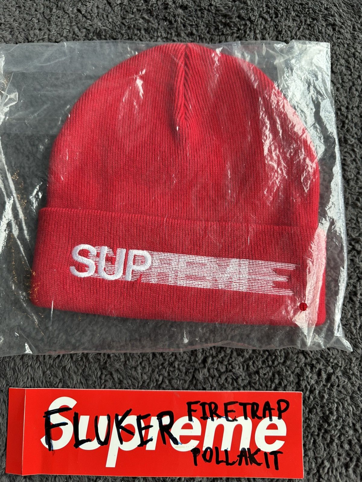 Supreme Supreme Motion Logo Beanie New Size ONE SIZE - 2 Thumbnail