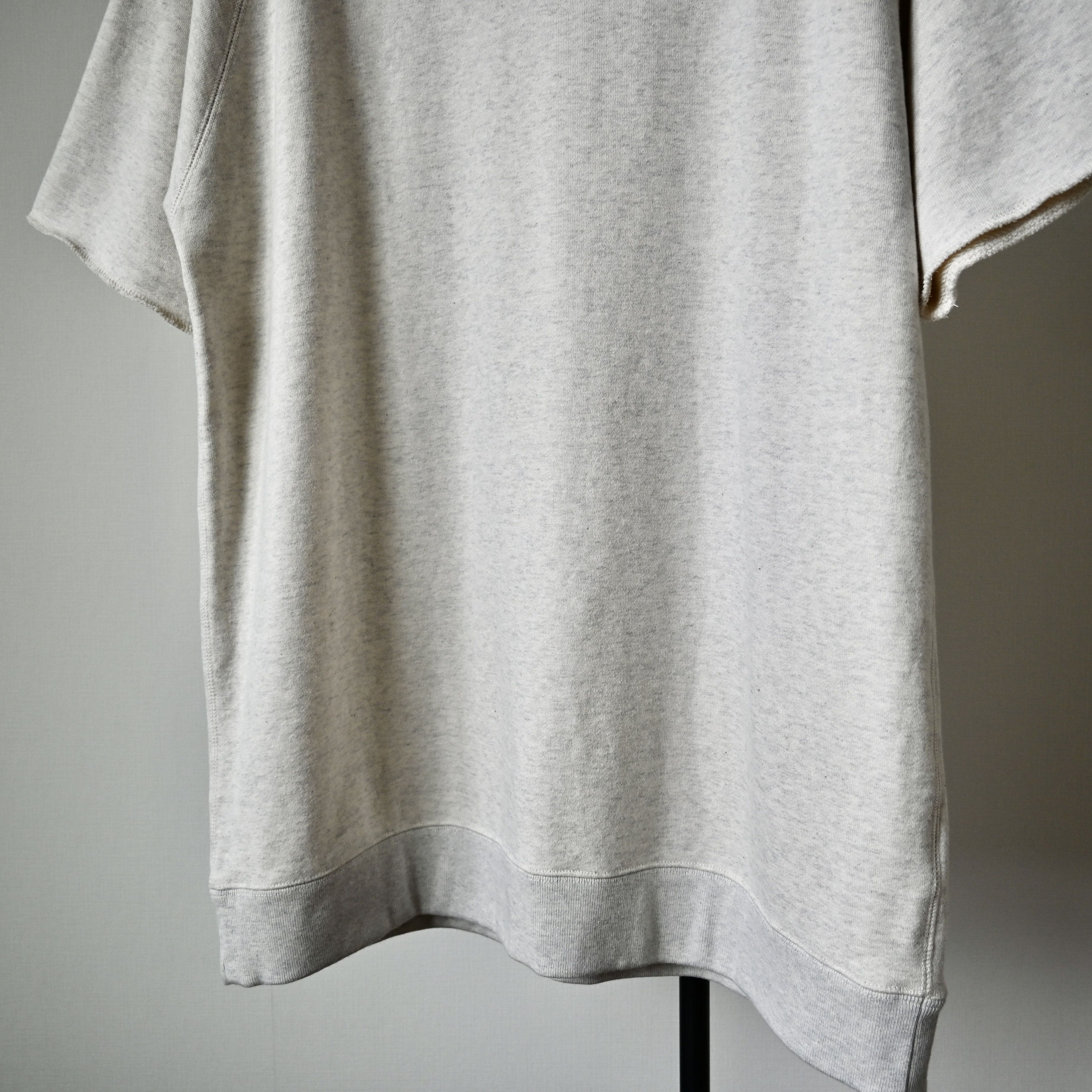 Beams Plus BEAMS Plus "Cut-off" S/S sweatshirt, Oatmeal, made in Japan Size US XL / EU 56 / 4 - 9 Thumbnail