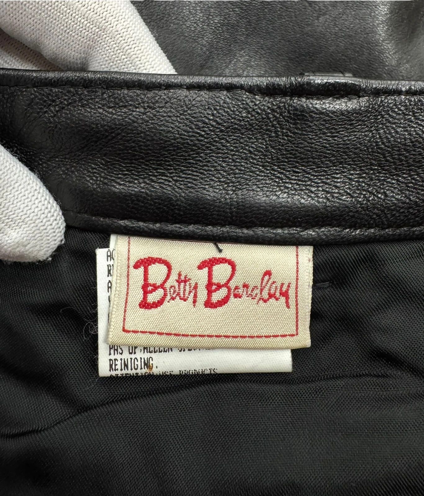 Other Betty Barclay Genuine Leather Pants Vintage size 40 Size 28" / US 6 / IT 42 - 9 Thumbnail