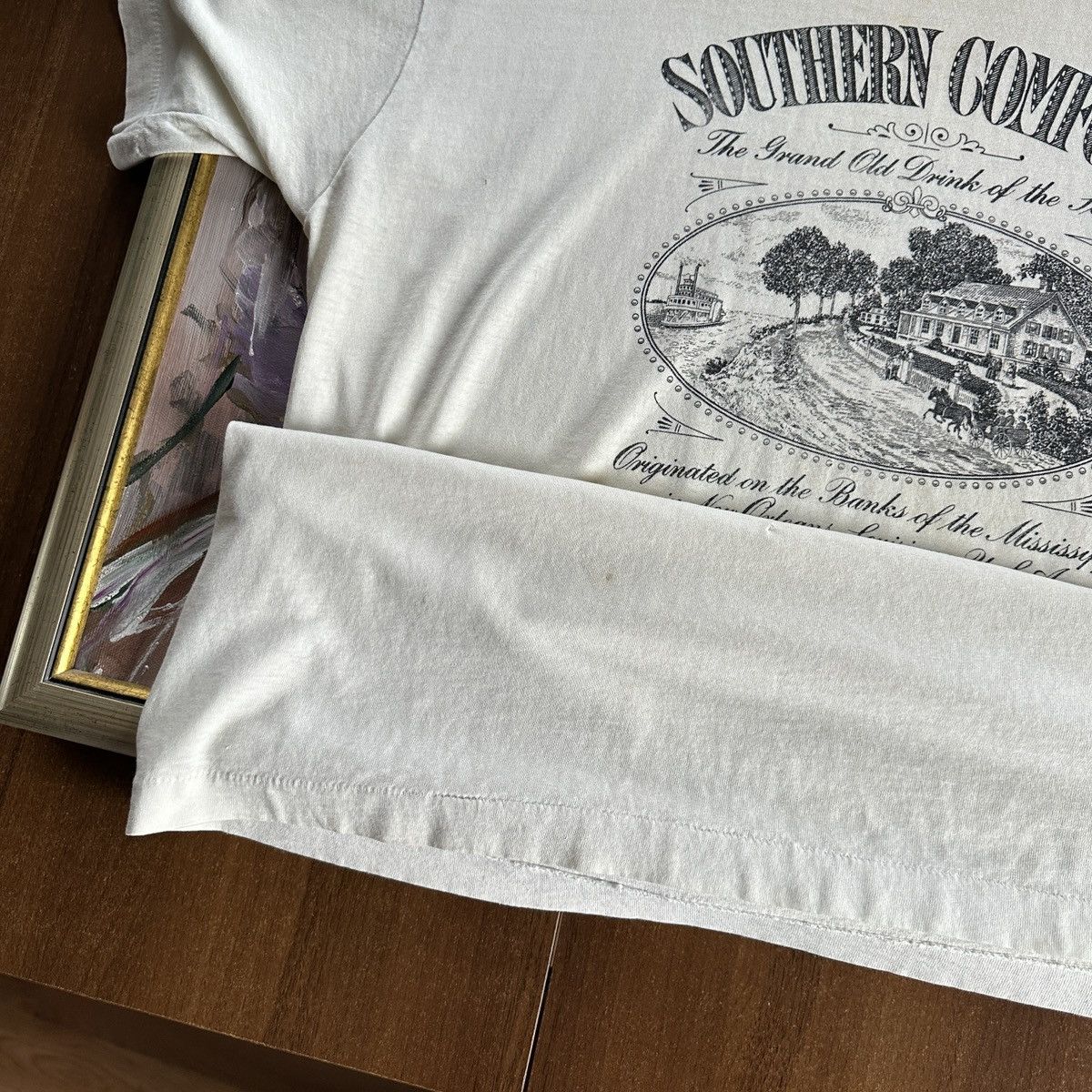 Other Vintage 80s 90s Southern Comfort Drink Of The South T-Shirt Size US XL / EU 56 / 4 - 12 Thumbnail