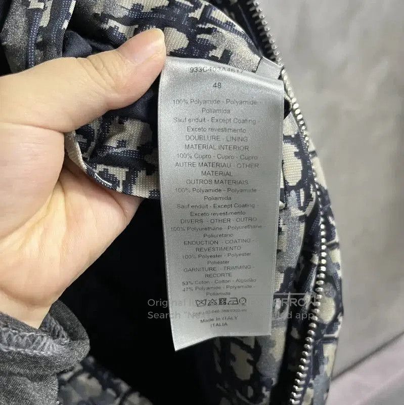 Dior Dior Men's Blue Cotton Jacket L Size . Size US L / EU 52-54 / 3 - 3 Thumbnail
