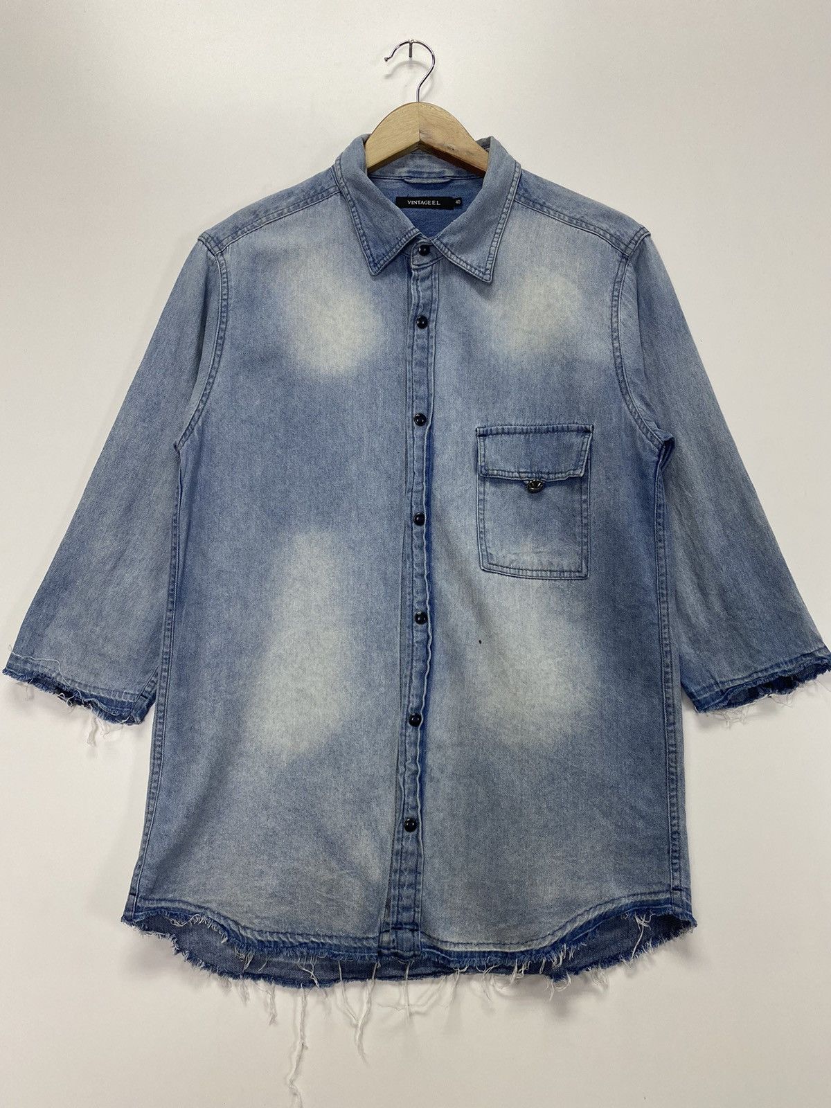 Native × Vintage Vintage E.L Native Logo Denim Jacket Size US M / EU 48-50 / 2 - 3 Thumbnail