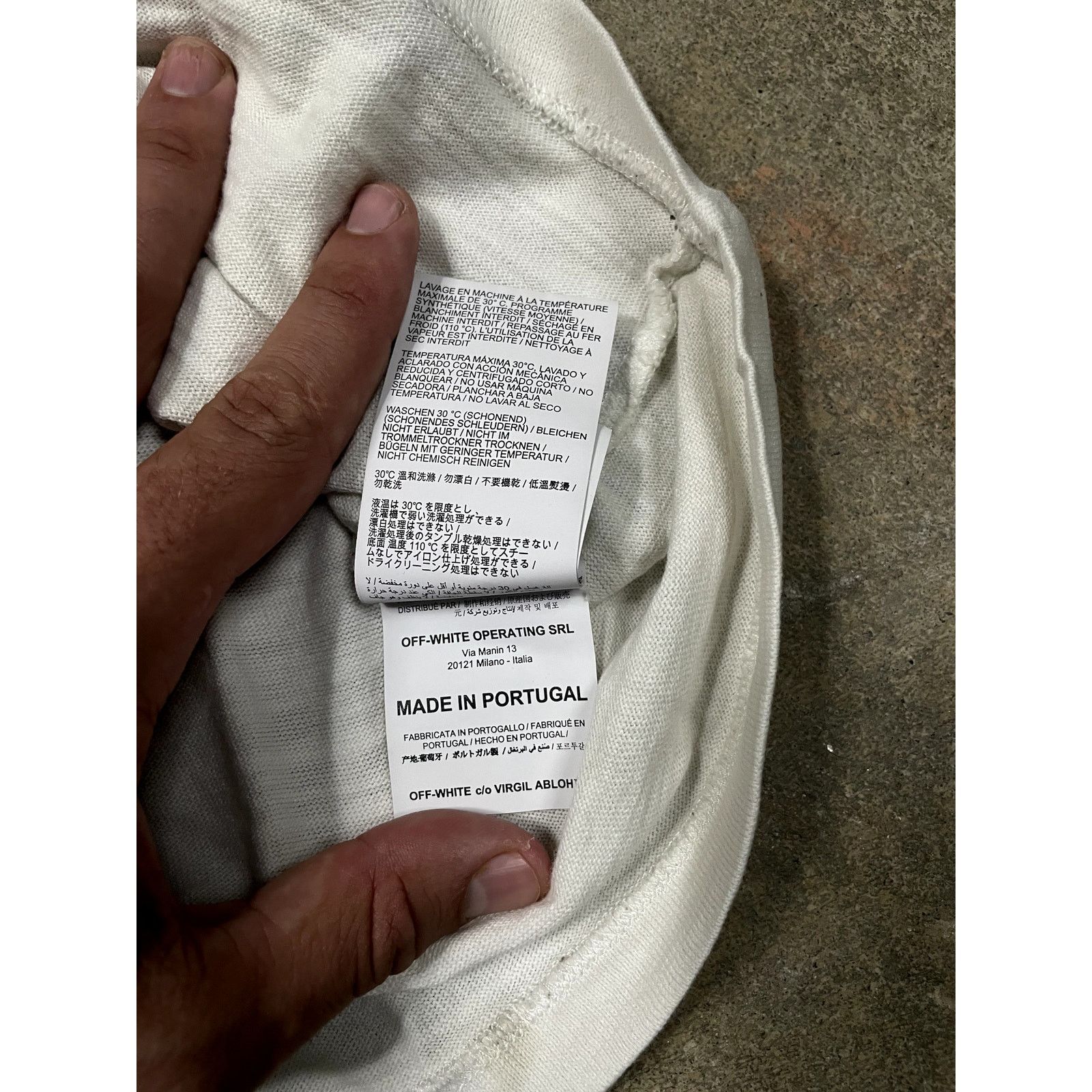 Off-White Off White Mirror Tee White Small Size US S / EU 44-46 / 1 - 5 Thumbnail