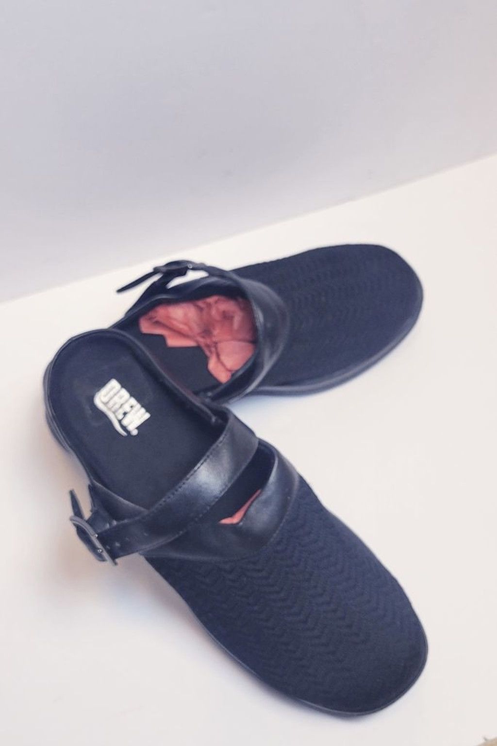 Drew Women's Drew Savannah Black Knit Mules & Clogs Size 8.5 Size US 8.5 / IT 38.5 - 2 Thumbnail