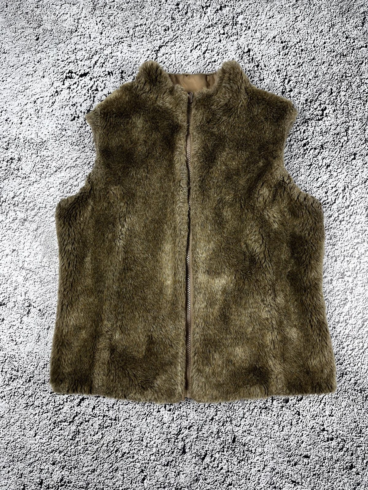 Vintage Vintage Y2K AvantGarde fur faux vest luxury 00s Japanese Size S / US 4 / IT 40 - 1 Thumbnail