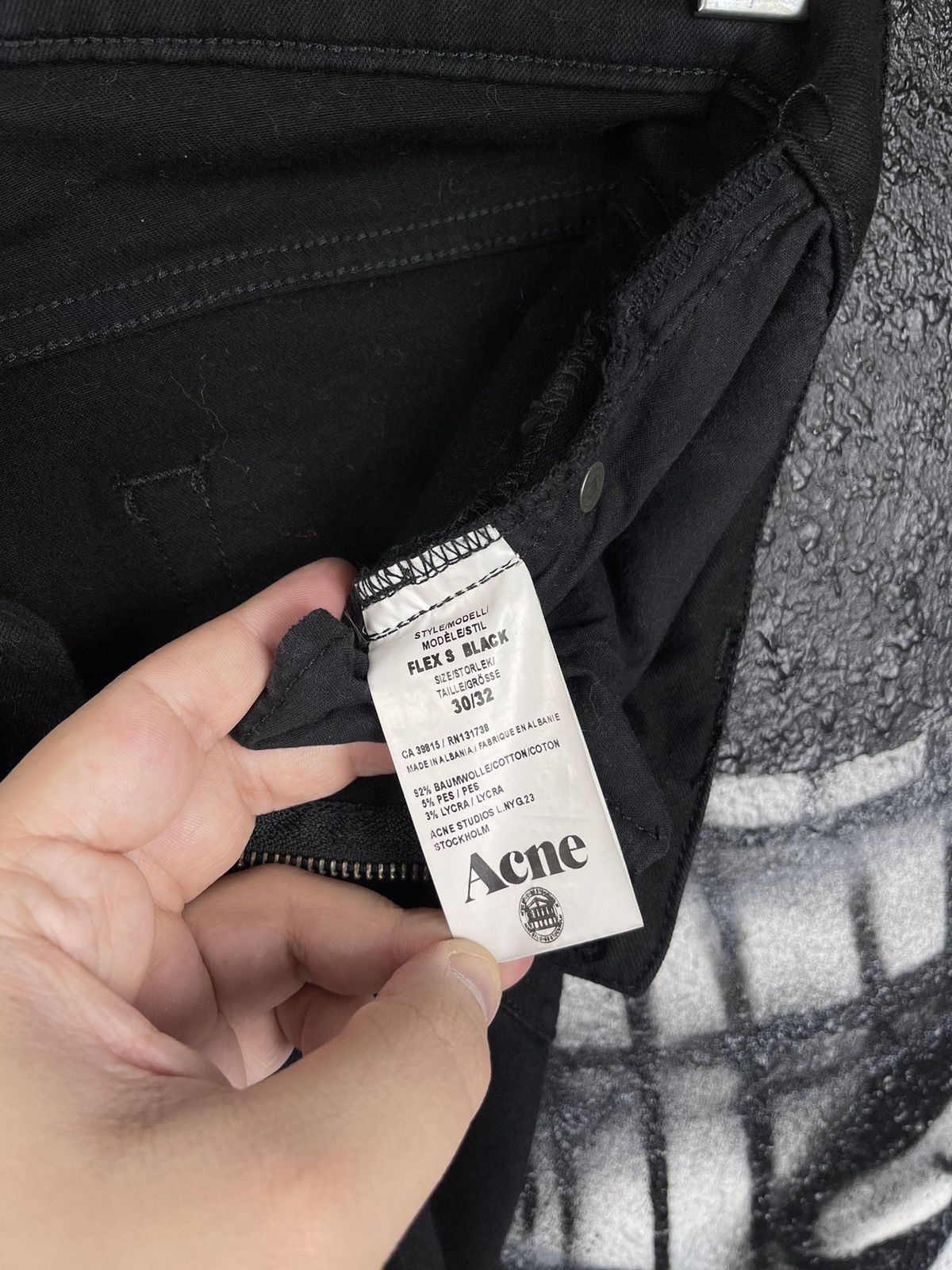 Acne Studios Acne Studios Flex S Black Slim Fit Women’s Jeans Size W30 Size 30" / US 8 / IT 44 - 9 Thumbnail