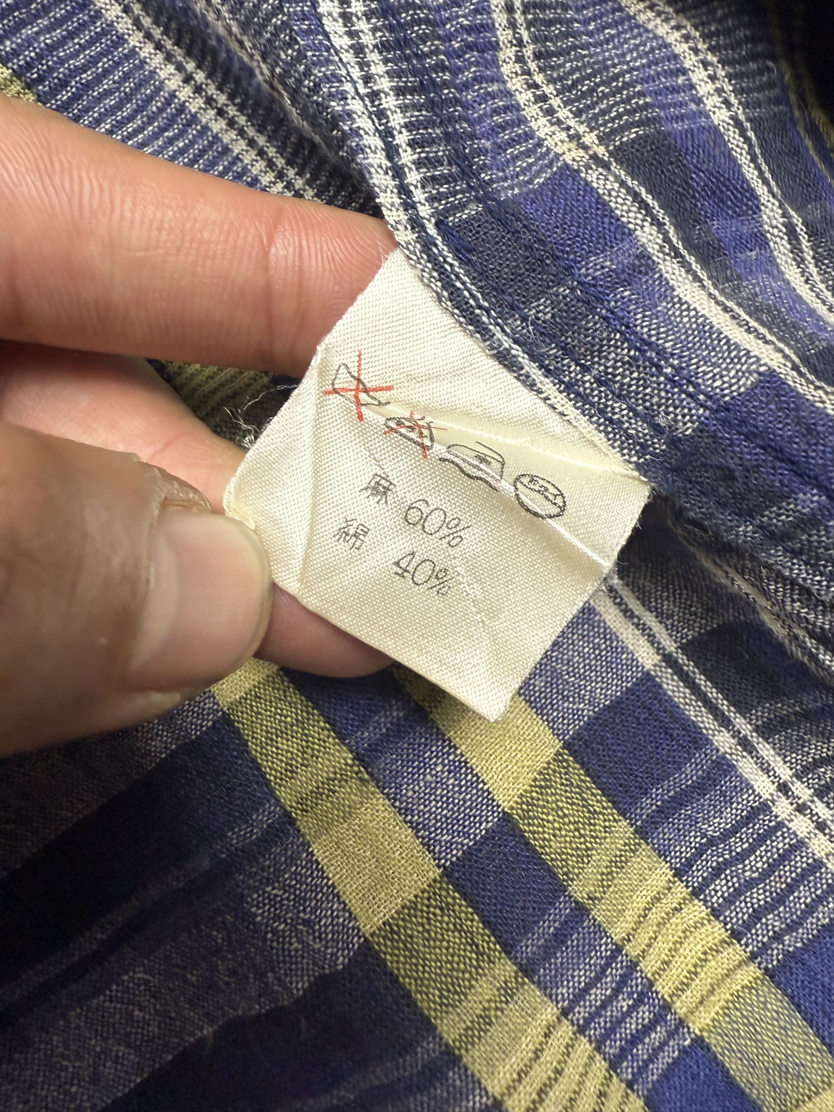 Issey Miyake Plantation Issey Miyake Plaid Outer Shirt Size M / US 6-8 / IT 42-44 - 11 Thumbnail