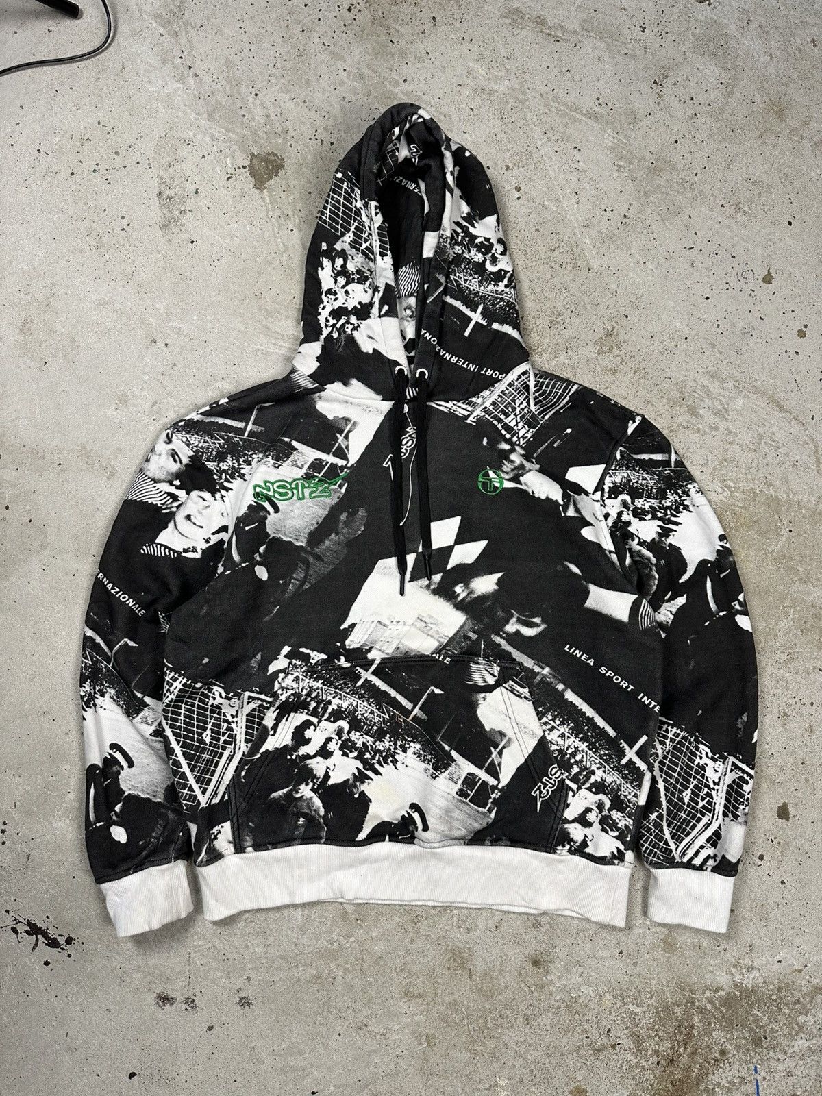 A$AP Nast × Sergio Tacchini Sergio Tacchini x A$AP Nast Nst2 All Over Print Hoodie Size US M / EU 48-50 / 2 - 1 Thumbnail