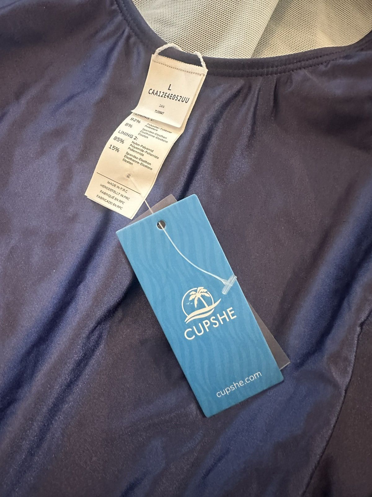 Other NWT CUPSHE Women's One Piece Swimsuit Tummy Control lg Size L / US 10 / IT 46 - 5 Thumbnail