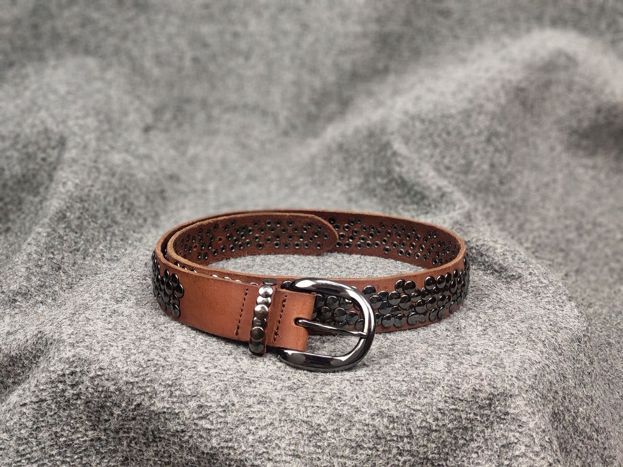 Japanese Brand Vintage 90s Japan Leather Belt Hysteric Glamour Y2K Style Size ONE SIZE - 1 Thumbnail