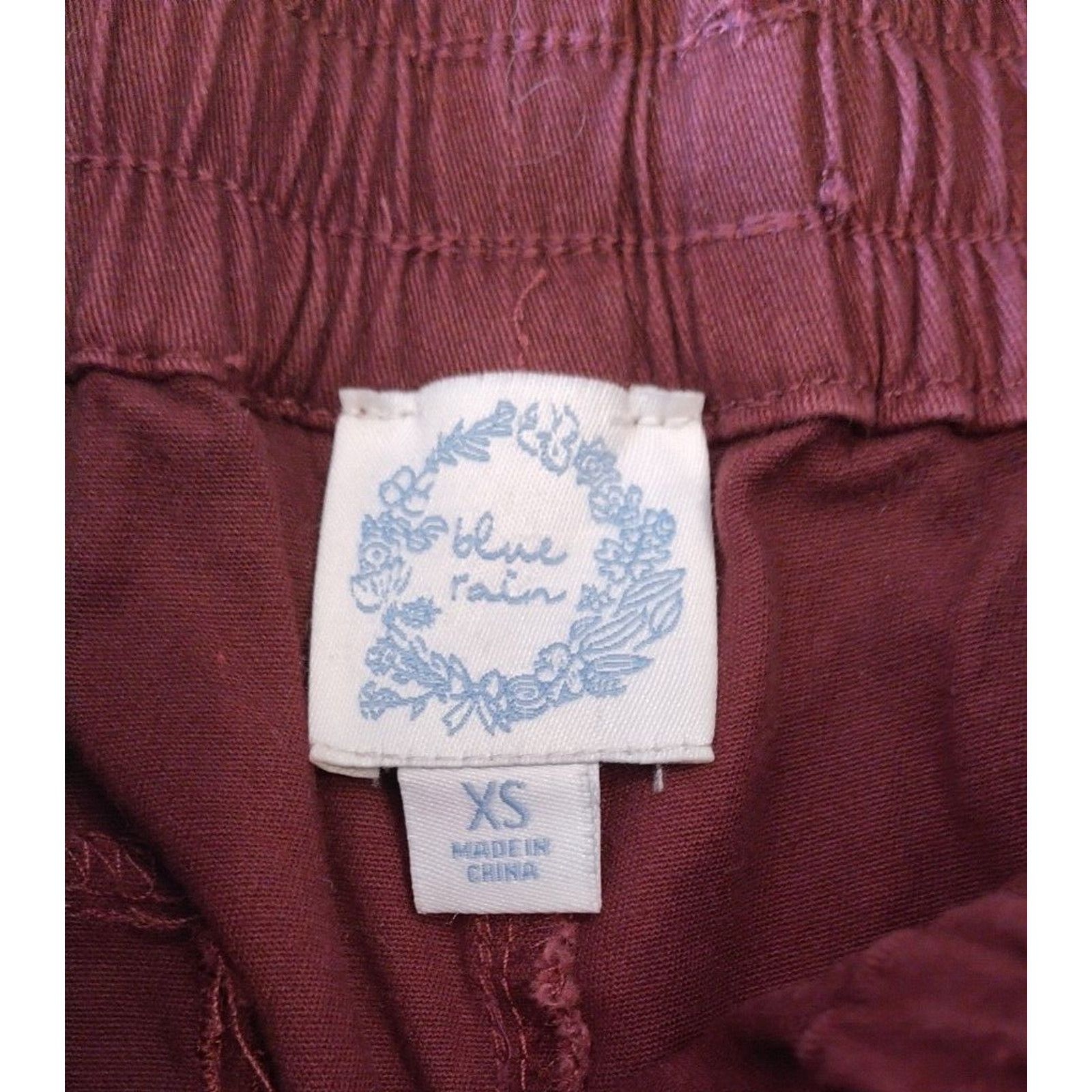 Other Blue Rain Pants WMN's XS Burg. Elast. Waist Pull On Jogger Size 25" / US 0 / IT 36 - 5 Thumbnail