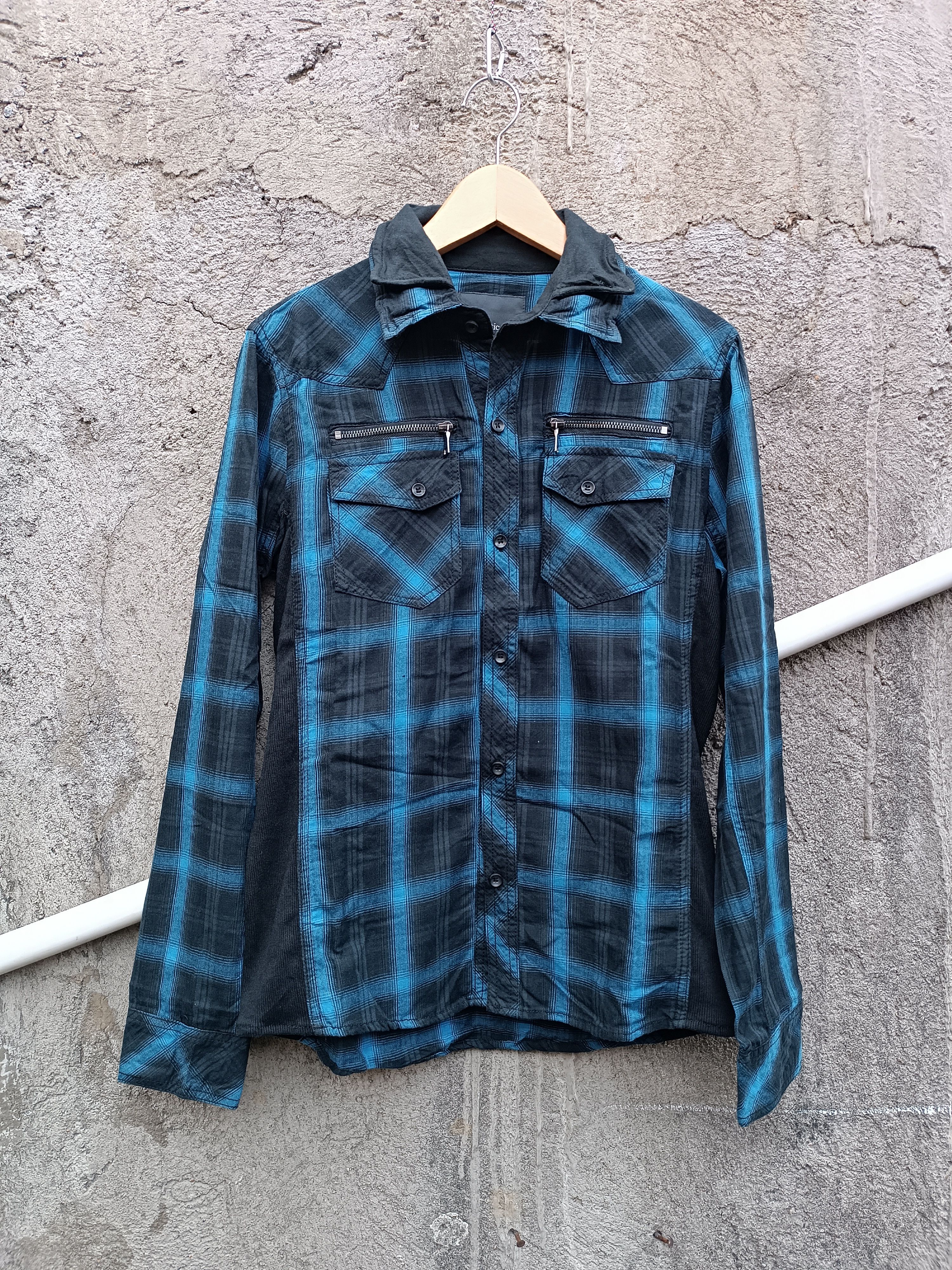 In The Attic In The Attic Double Collar Vkei LGB Y2K Grunge Style Size US M / EU 48-50 / 2 - 1 Thumbnail