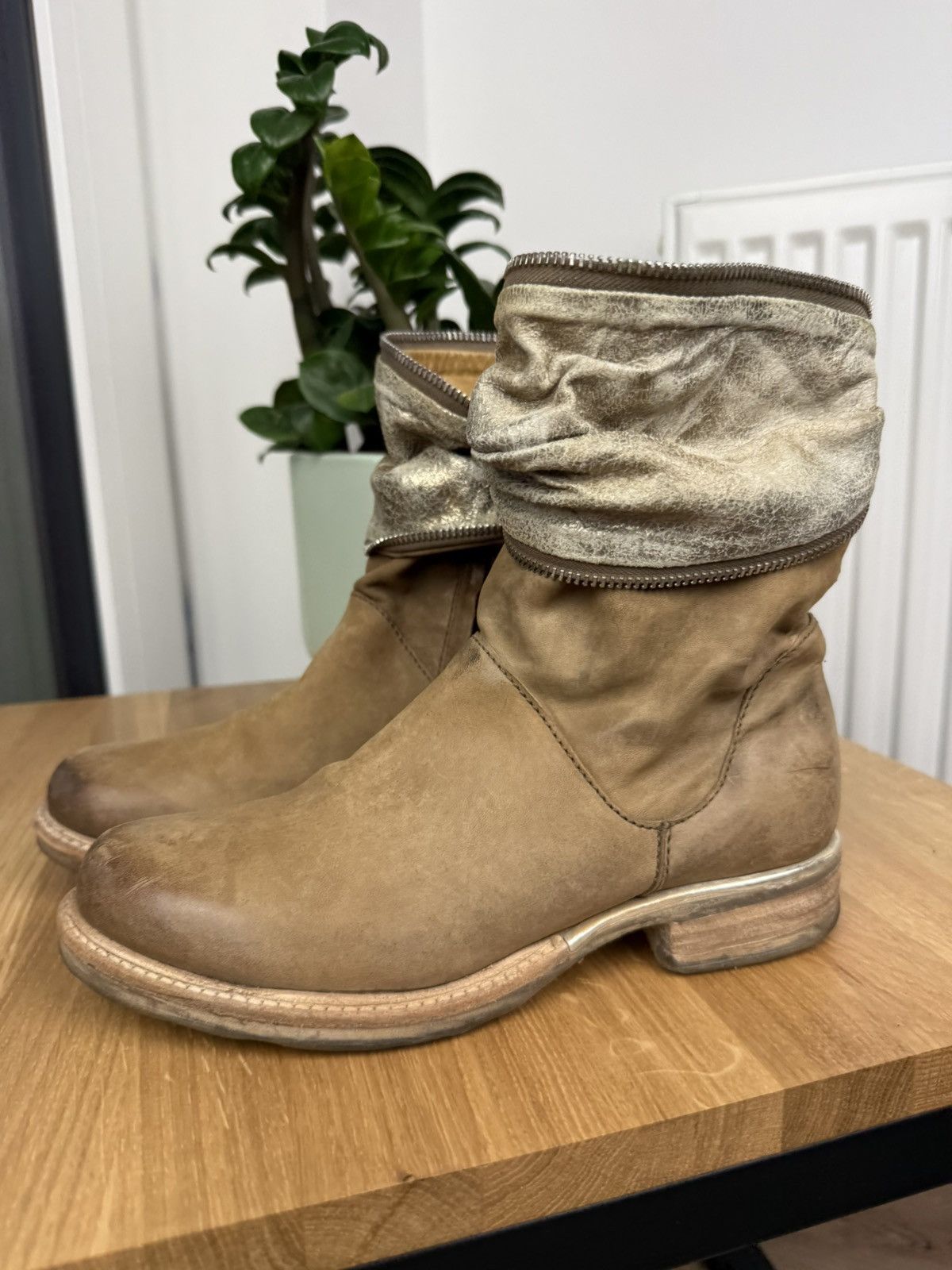 A.S.98 A.S 98 Brown Calfskin Leather Women’s Boots Size 38 Size US 8 / IT 38 - 3 Thumbnail