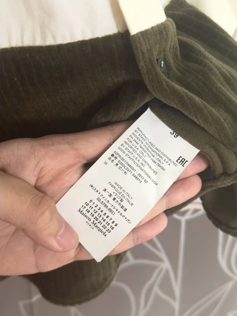 Maison Margiela Maison Margiela Size 39 Striped stitching shirt size 39 -DM Size US M / EU 48-50 / 2 - 5 Thumbnail